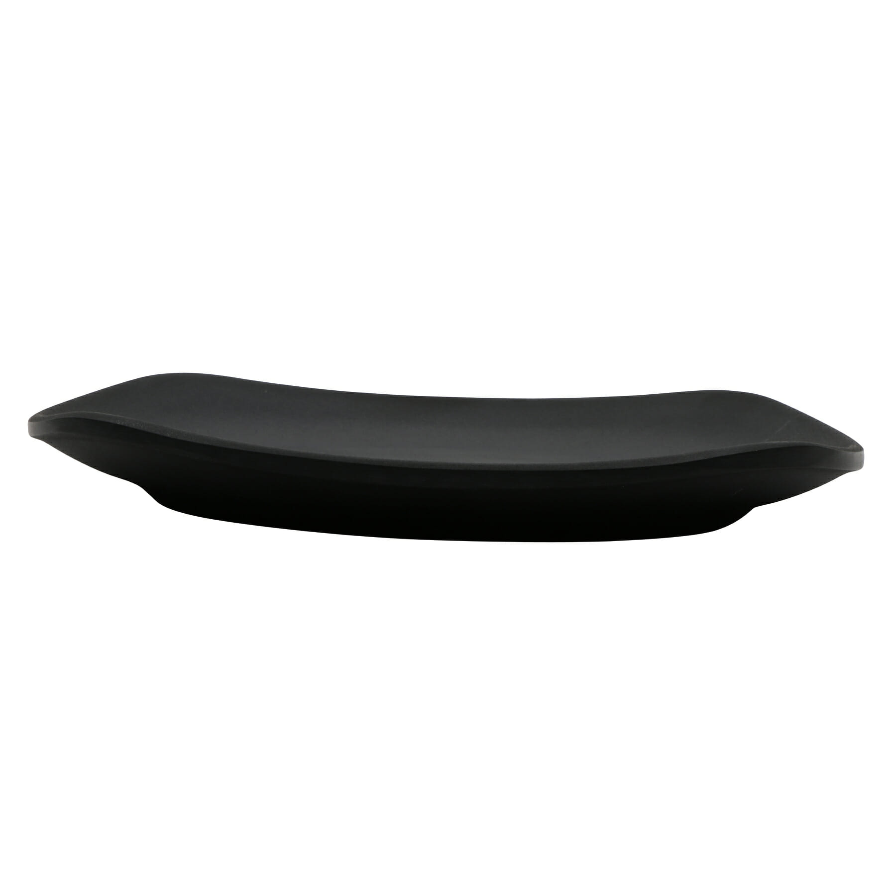 G.E.T. Enterprises P-875-BK Nara 8-7/8" Square Black Melamine Plate