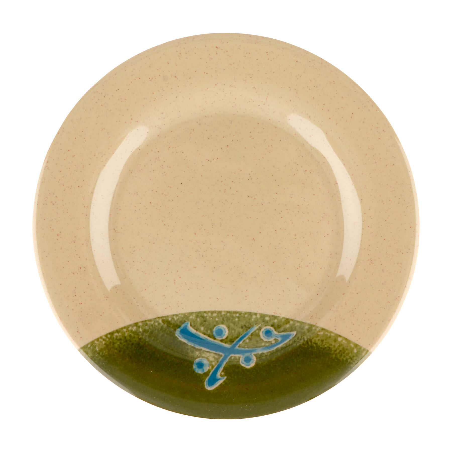 G.E.T. Enterprises M-5080-TD Traditional 9-1/4" Round Patterned Melamine Plate