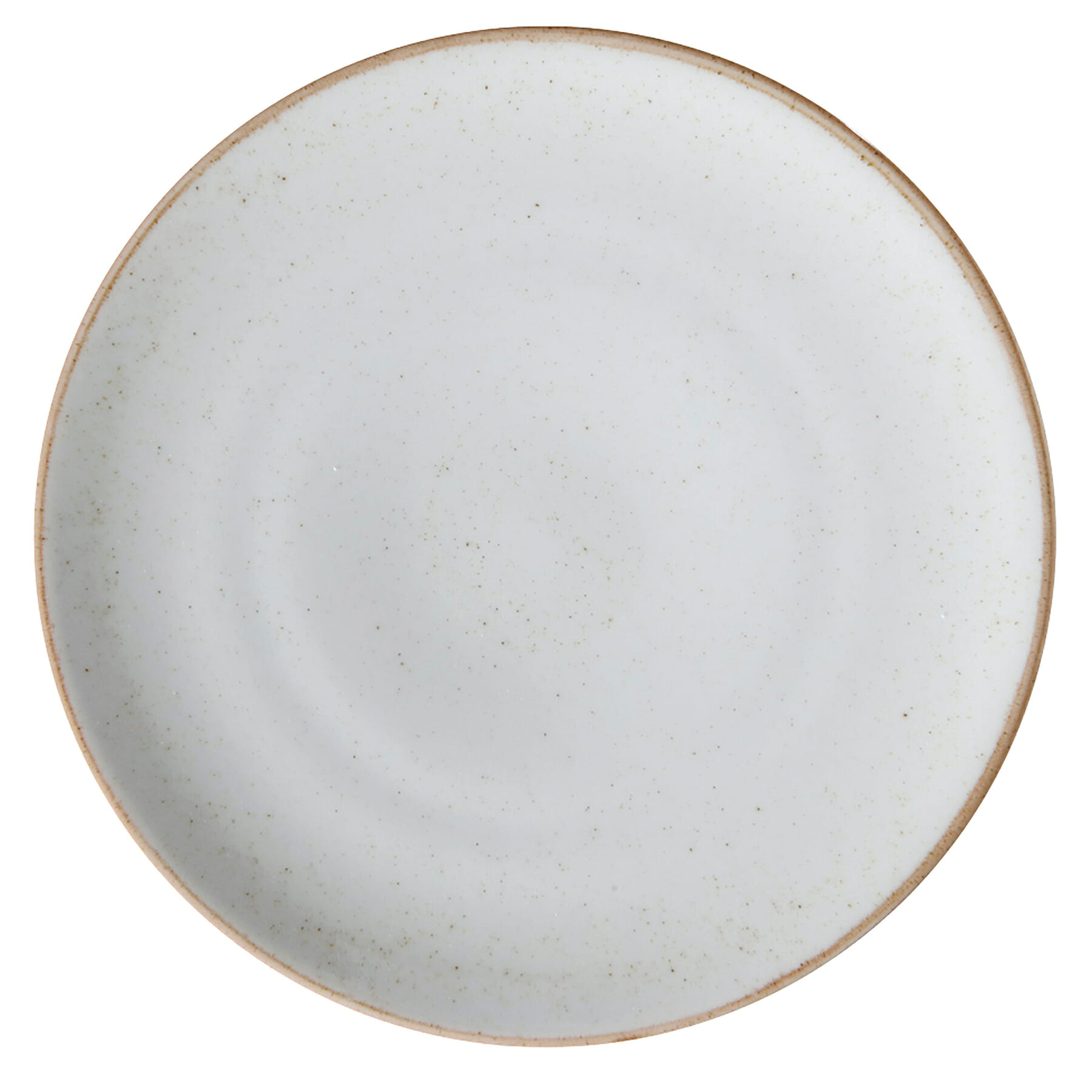 G.E.T. Enterprises PA1605711724 Corona Artisan Beige 7" Round Beige Porcelain Plate