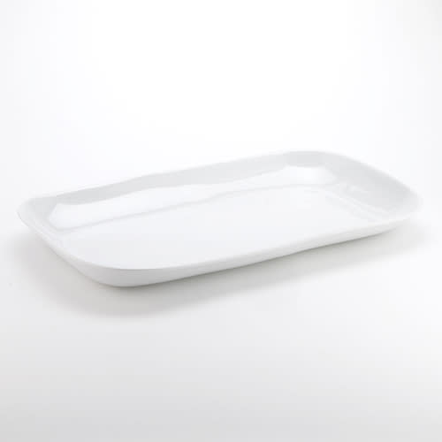 American Metalcraft CPL21CL 21" x 12-7/8" Cloud Melamine Crave Serving Platter