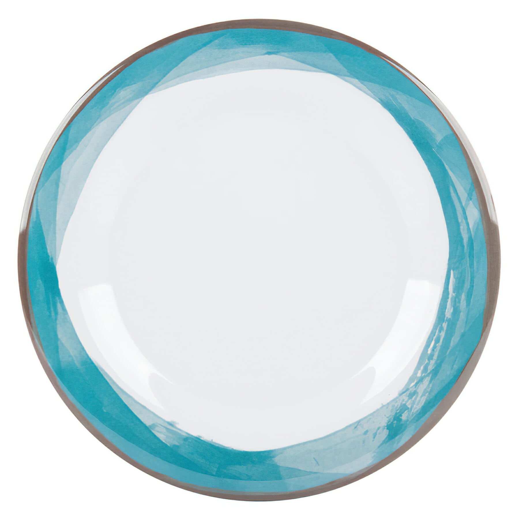 G.E.T. Enterprises WP-9-DW-KNB Kanello 9-3/16" Round Kanello Blue Melamine Plate