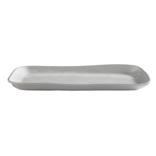 American Metalcraft CP12CL 12" x 7-1/8" Cloud Melamine Crave Platter