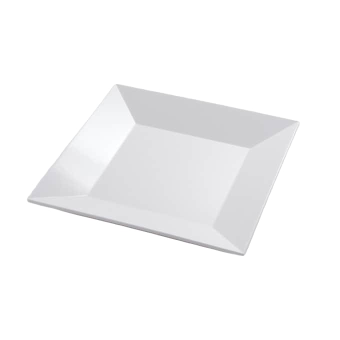 American Metalcraft SQP12 14" Square White Melamine Endurance™ Platter