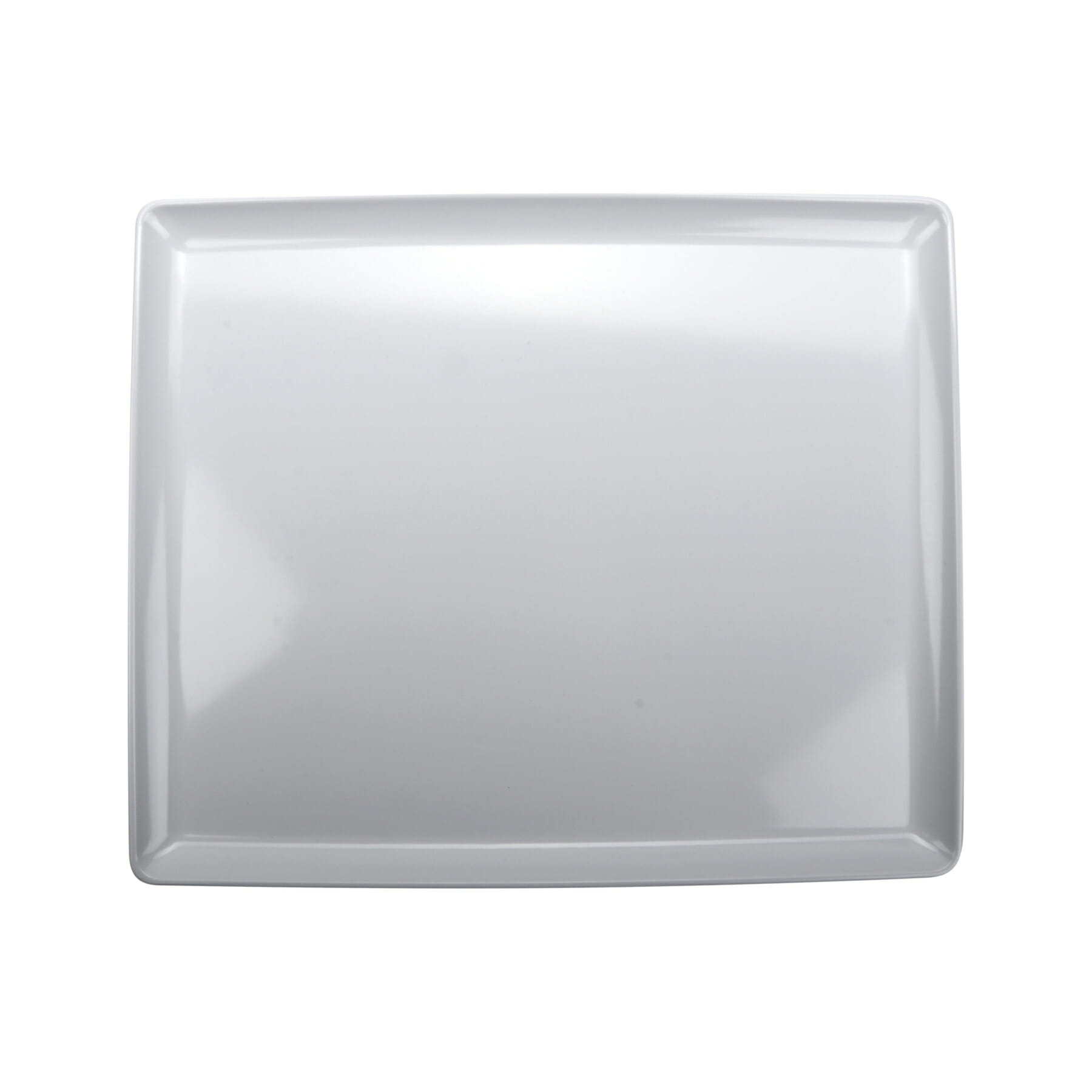 G.E.T. Enterprises CS-1411-W Midtown 14" x 11-1/2" Rectangular White Melamine Platter