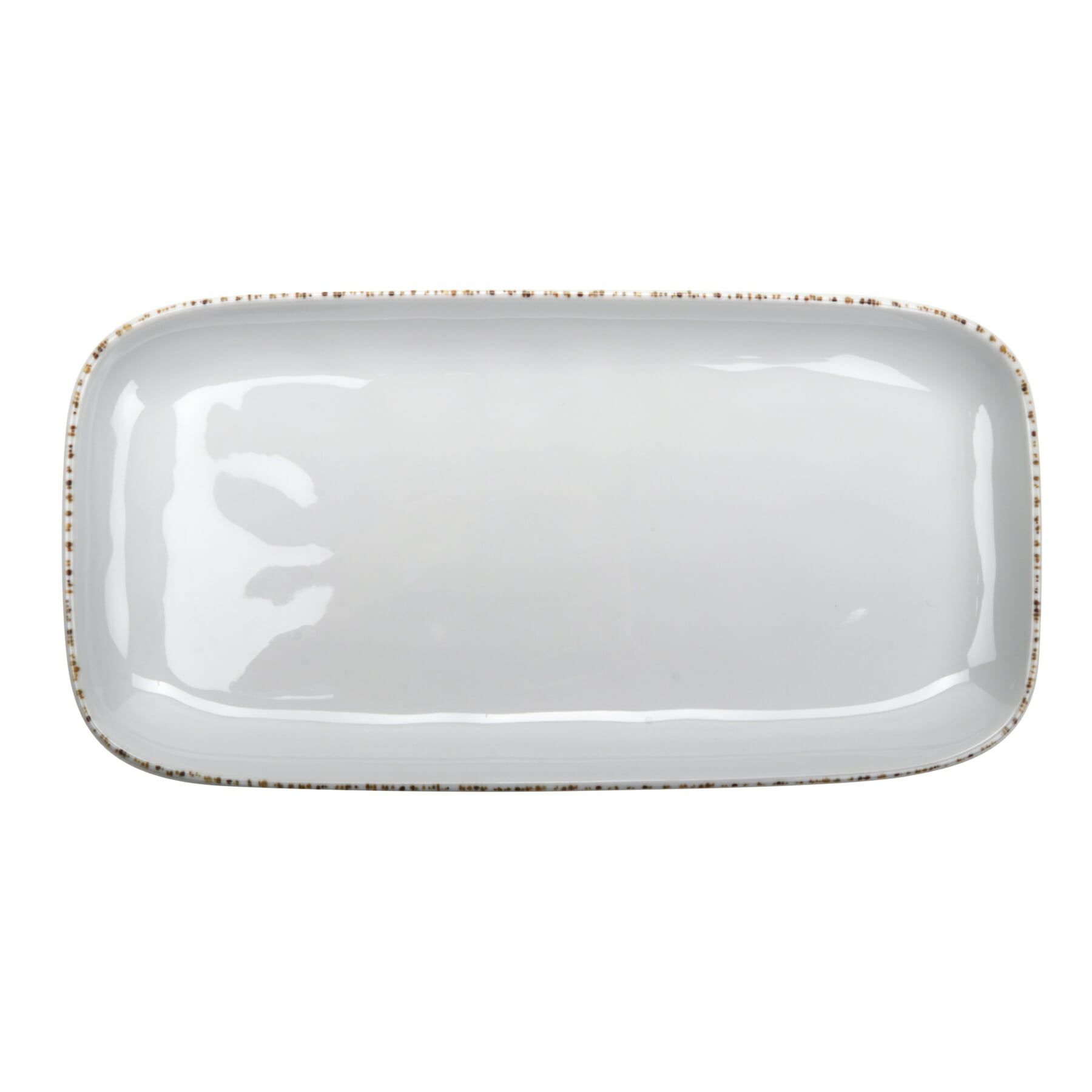 G.E.T. CS-1576-UM Urban Mill 15" x 7-1/2" Rectangular Melamine Tray