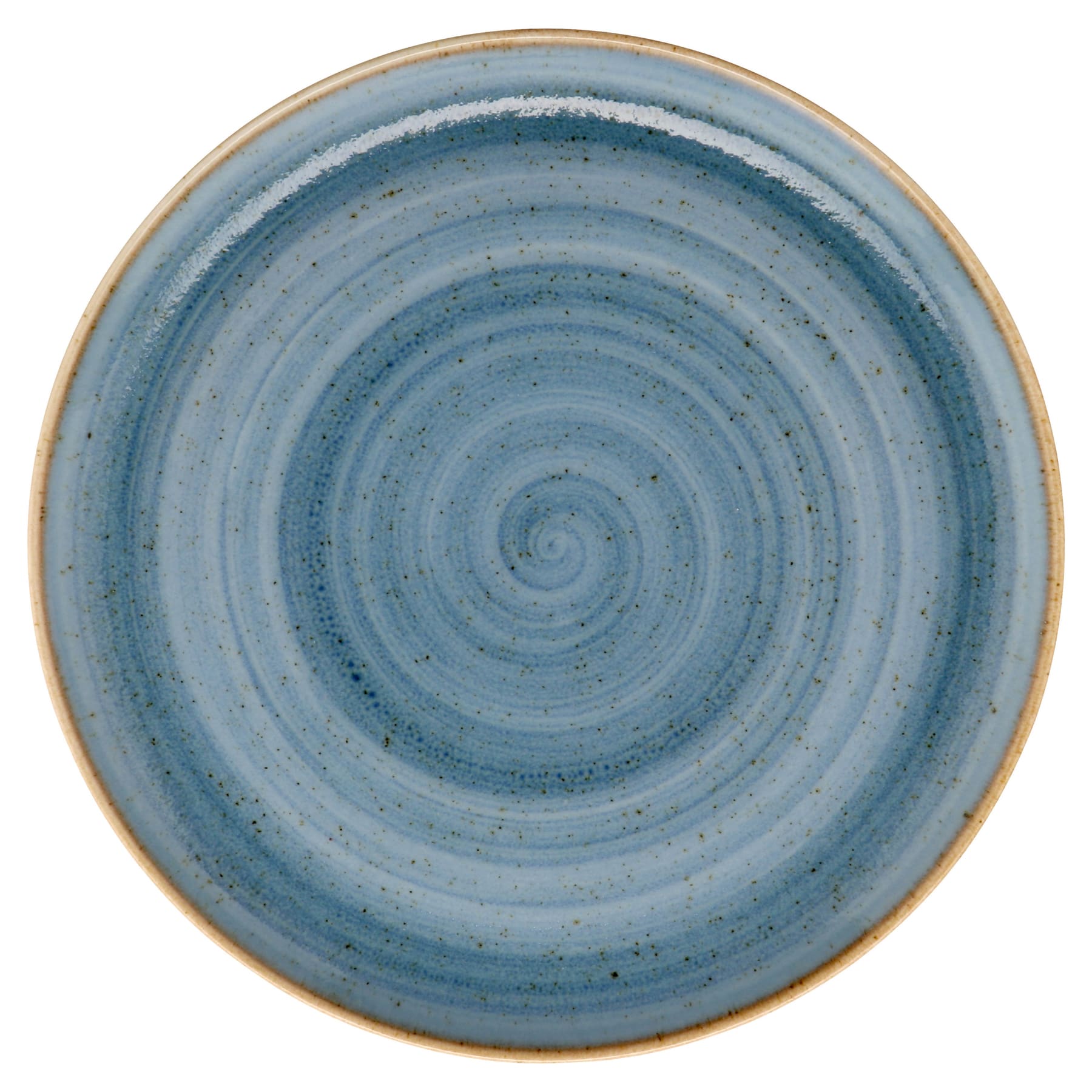 G.E.T. Enterprises PA1604711724 Corona Artisan Blue 7" Round Blue Porcelain Plate