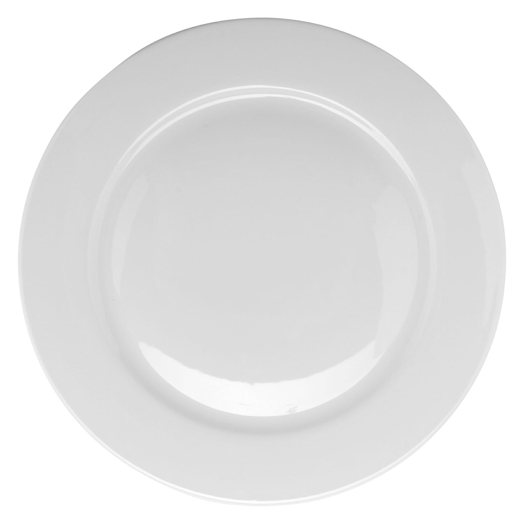 G.E.T. Enterprises PA1101902812 Corona Actualite 11" Round Bright White Porcelain Plate