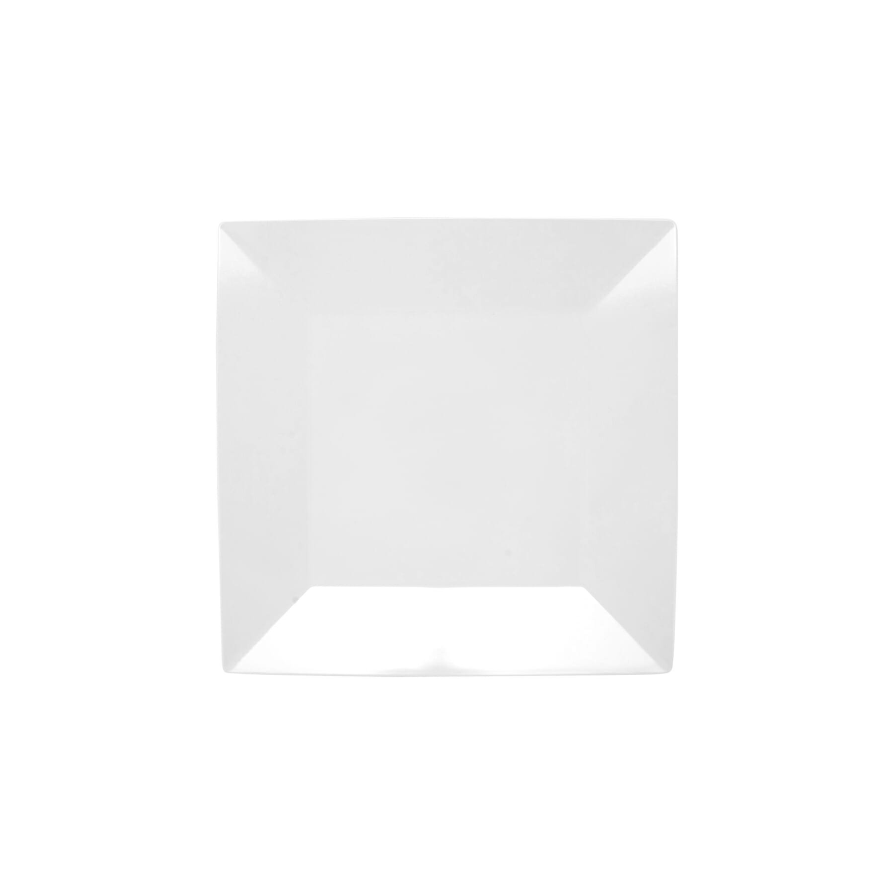 G.E.T. Enterprises ML-90-W Siciliano 12-1/8" Square White Melamine Plate