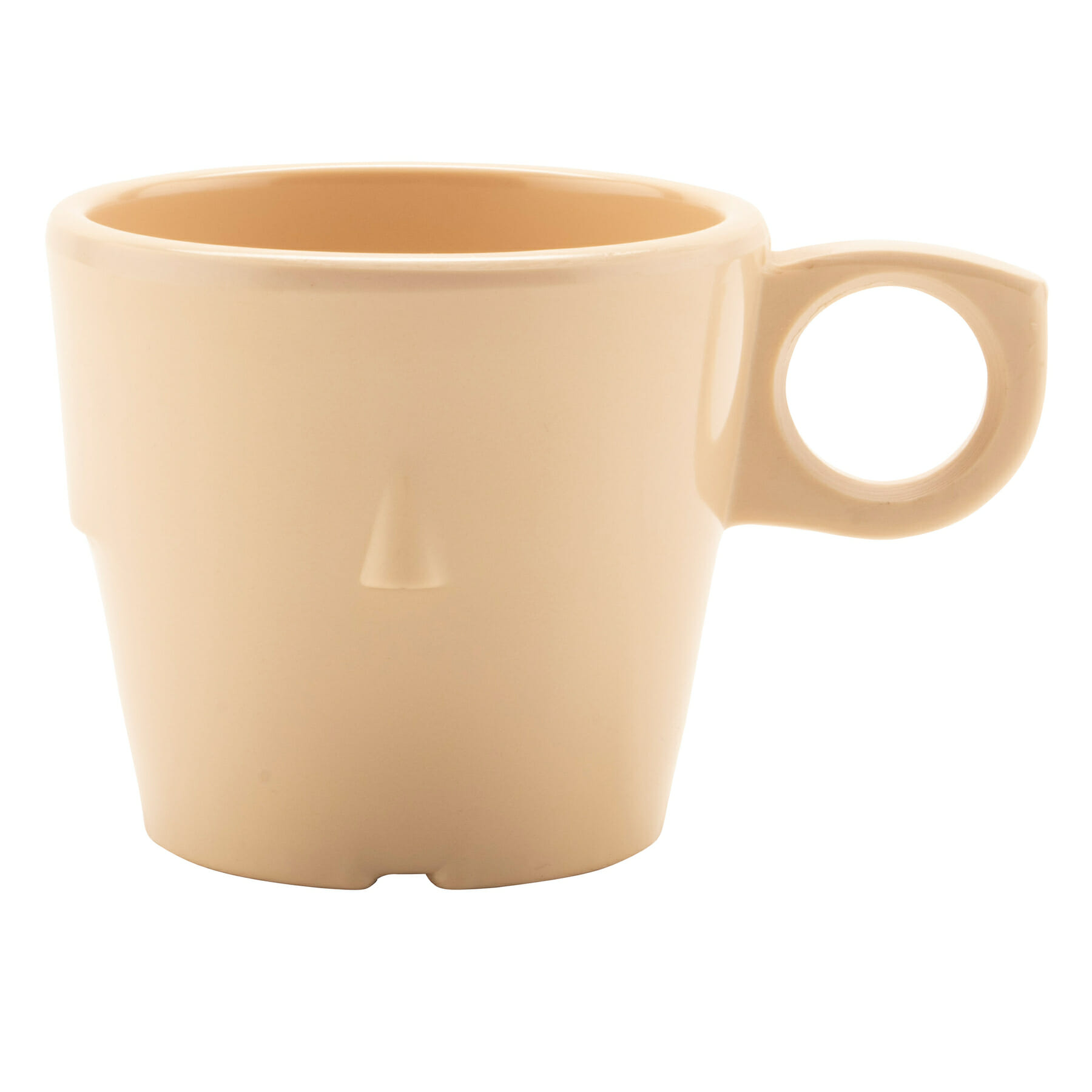G.E.T. Enterprises DC-101-T Supermel 7-1/2 oz. Tan Melamine Cup