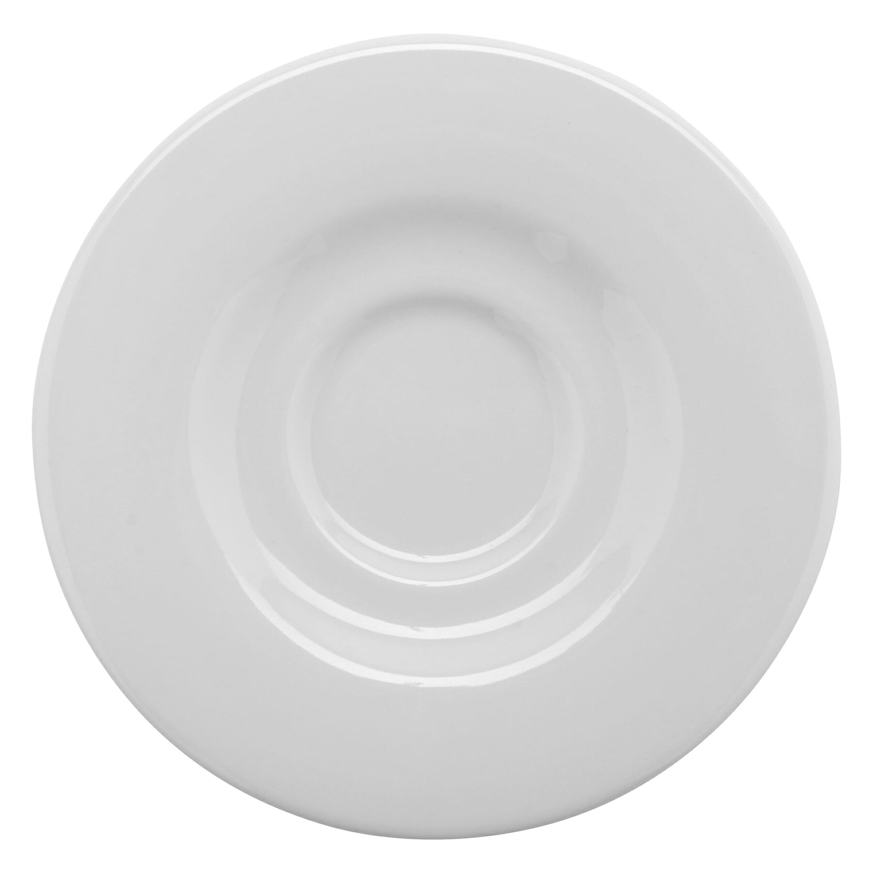 G.E.T. Enterprises PA1101900324 Corona Actualite 6-1/2" Round Bright White Saucer