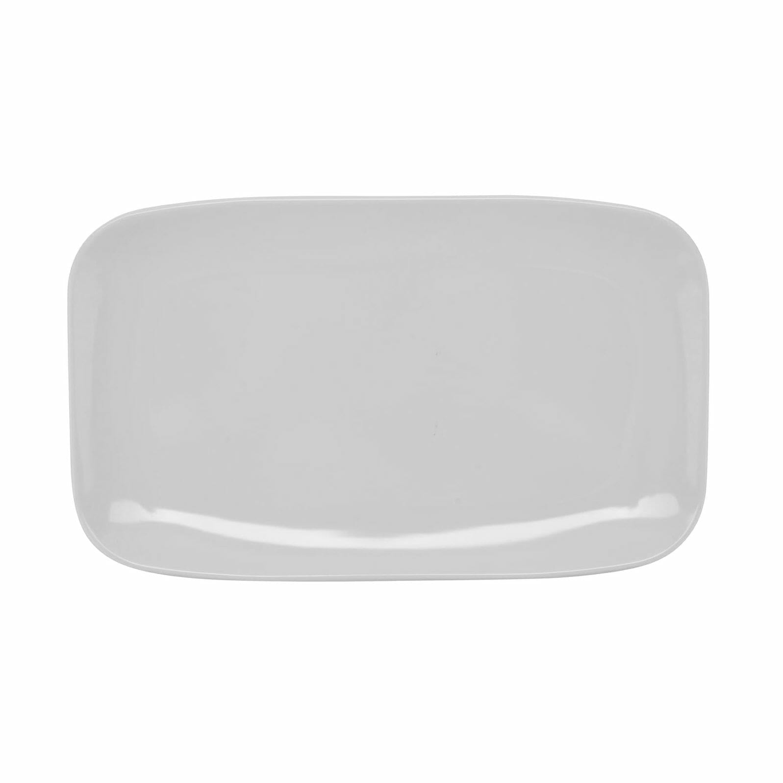 G.E.T. Enterprises CS-6103-W Siciliano 11-1/4" Rectangle White Melamine Platter