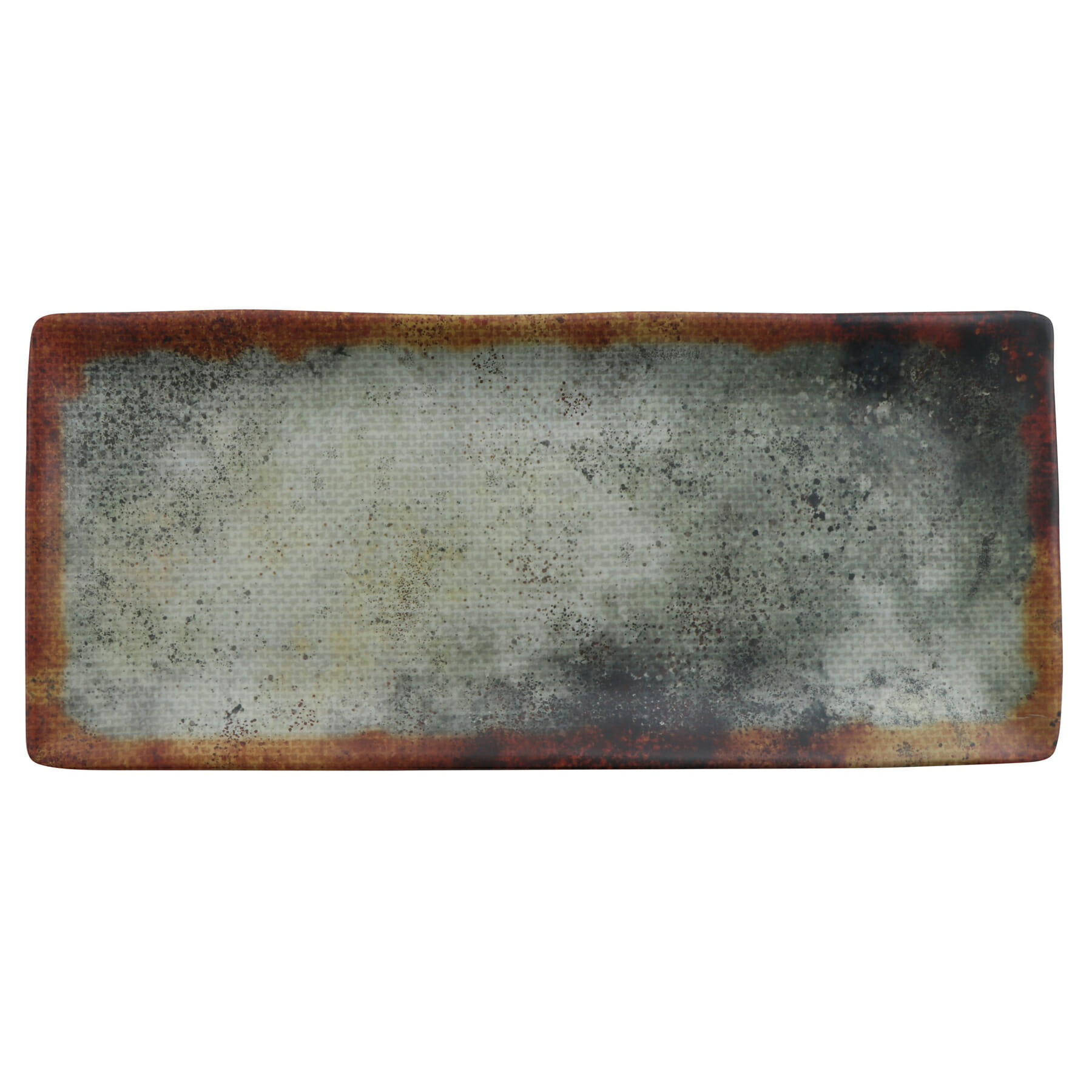 G.E.T. Enterprises 23123-WVN Cheforward Savor 12" x 5" Rectangular Melamine Tray