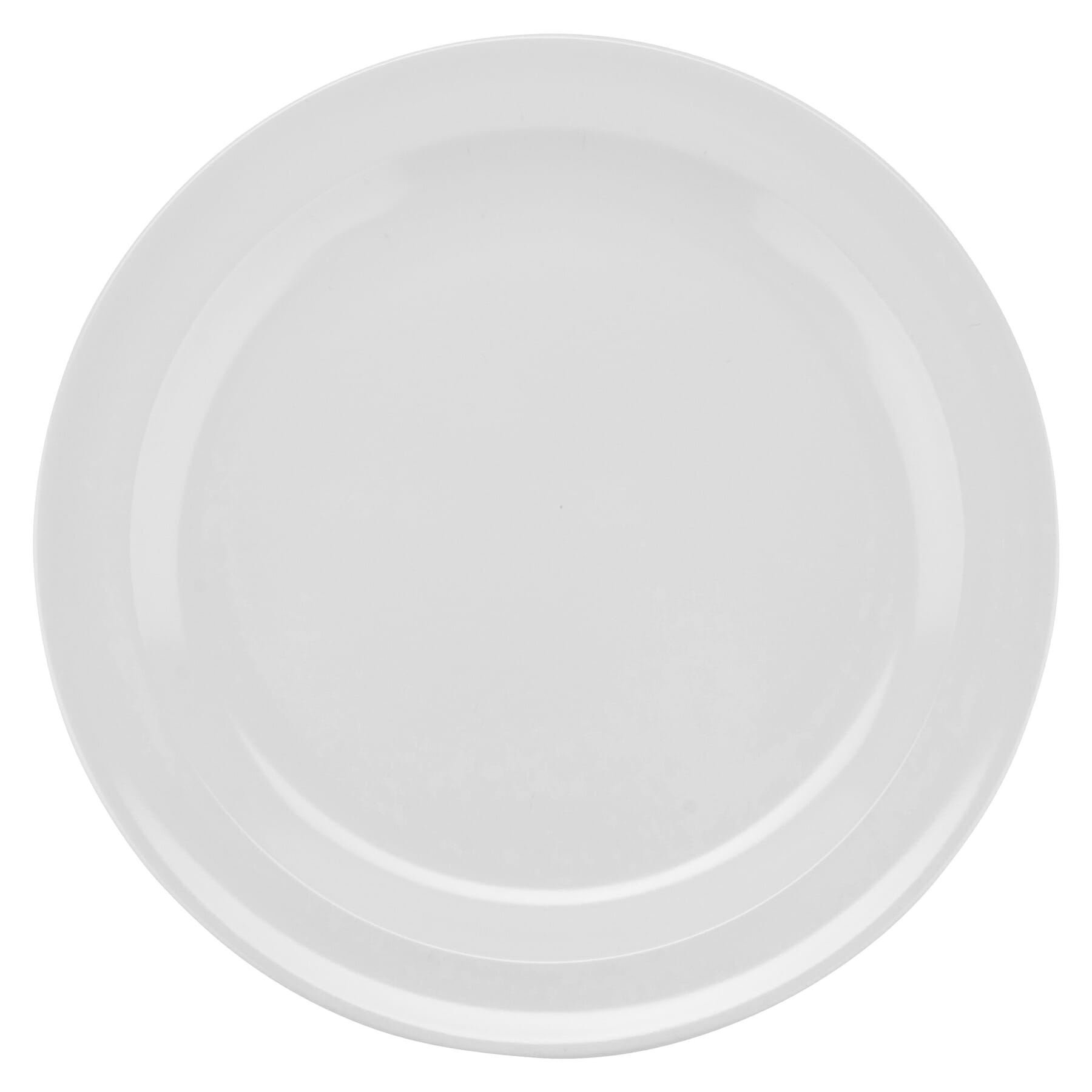 G.E.T. Enterprises DP-508-W Supermel 8" Round White Melamine Plate