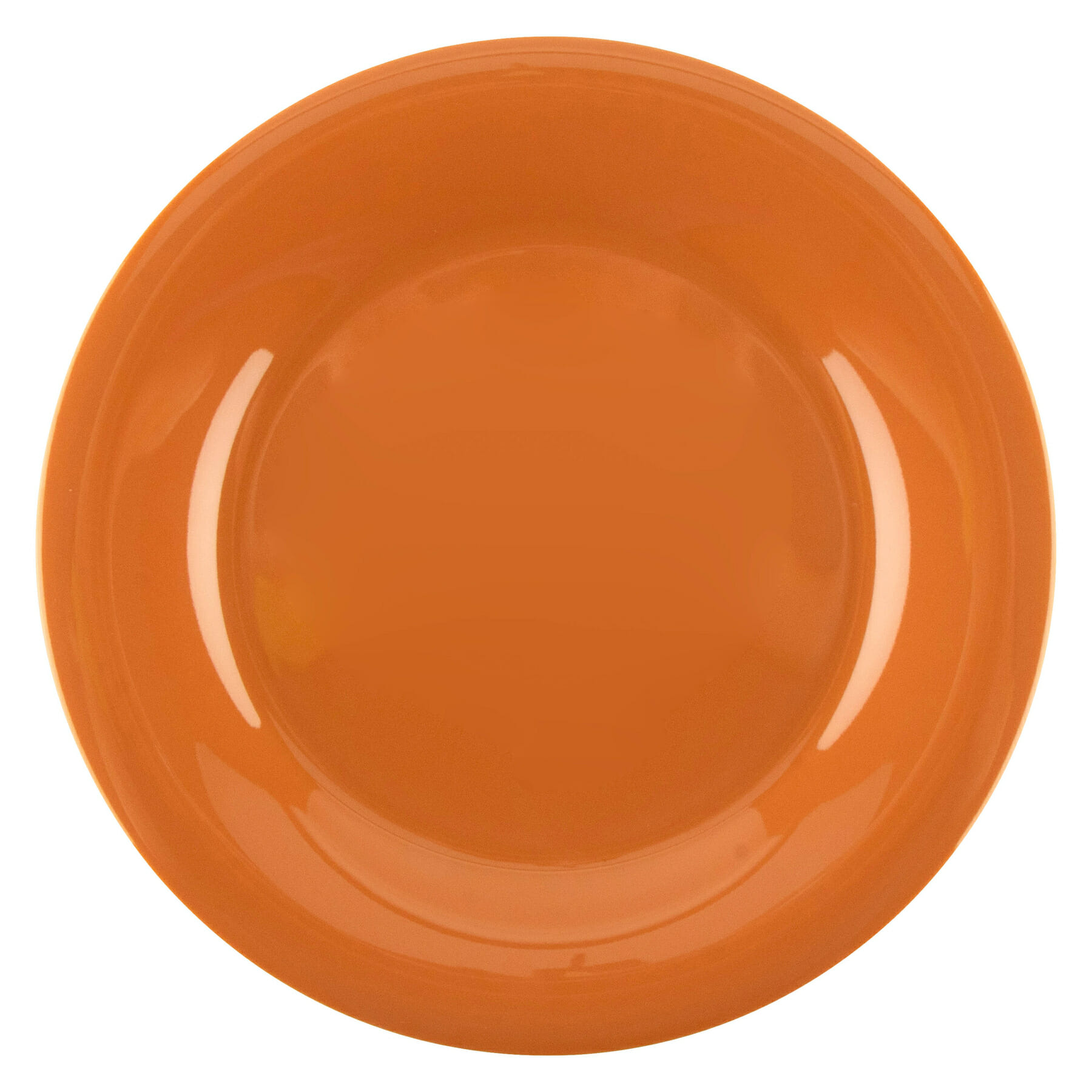 G.E.T. Enterprises WP-9-PK Diamond Harvest 9-3/16" Round Pumpkin Melamine Plate
