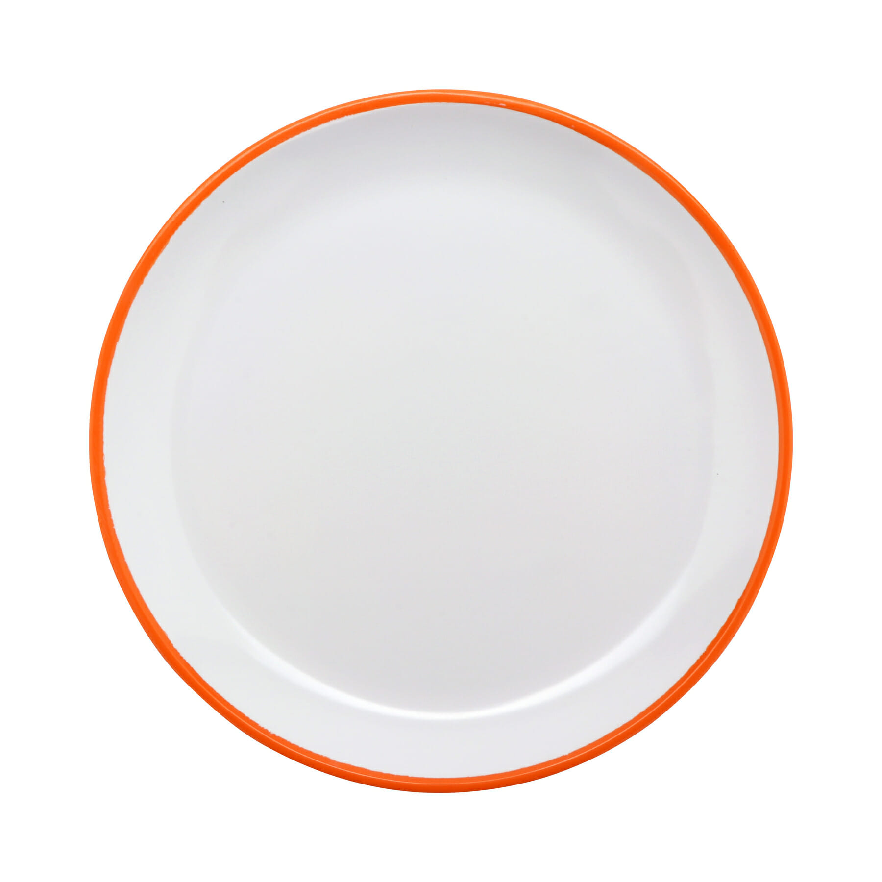 G.E.T. Enterprises BF-710-TG Settlement Oasis 7" Round Tangerine Melamine Plate