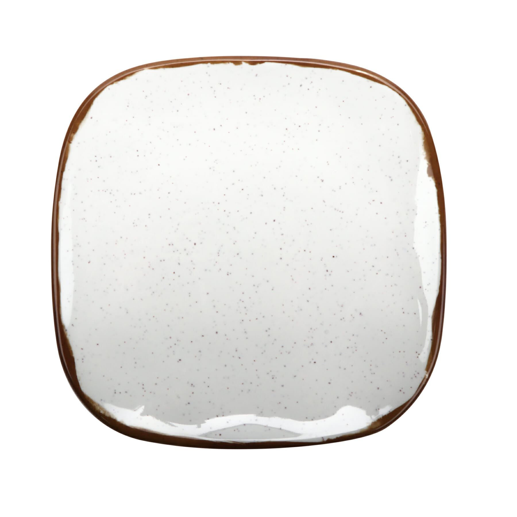 G.E.T. Enterprises SCS-9-RM Rustic Mill 9-1/2" Square Melamine Plate