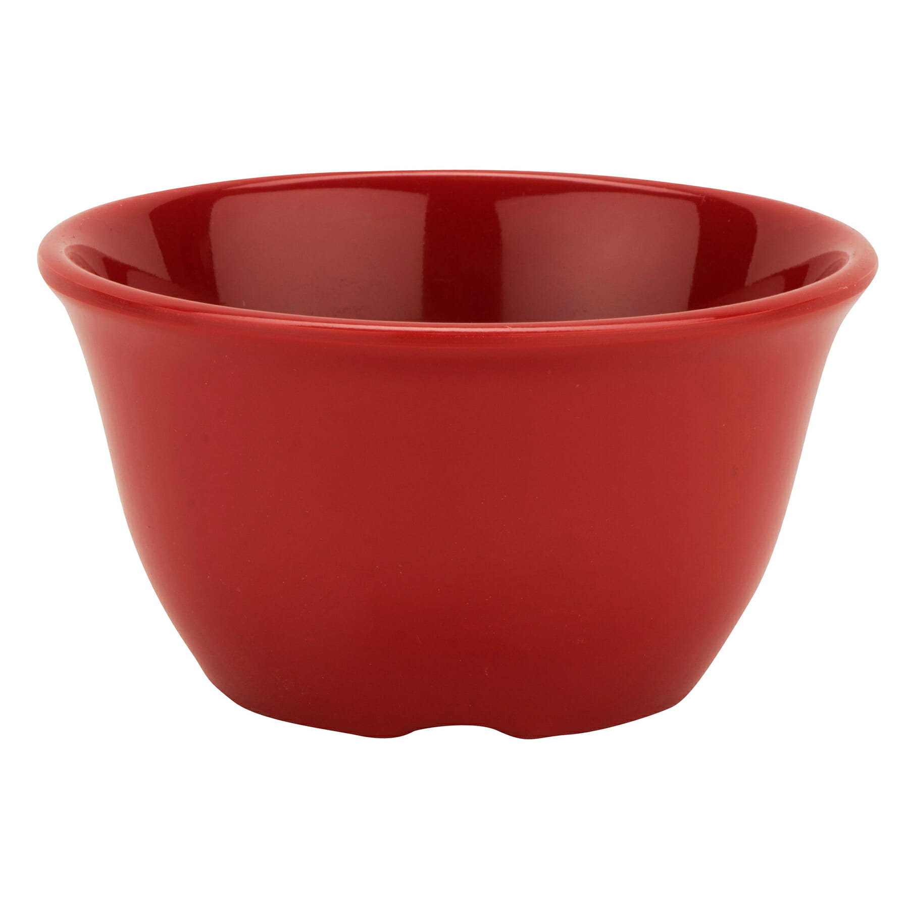 G.E.T. Enterprises BC-70-CR Diamond Harvest 7 oz. Round Cranberry Melamine Bowl