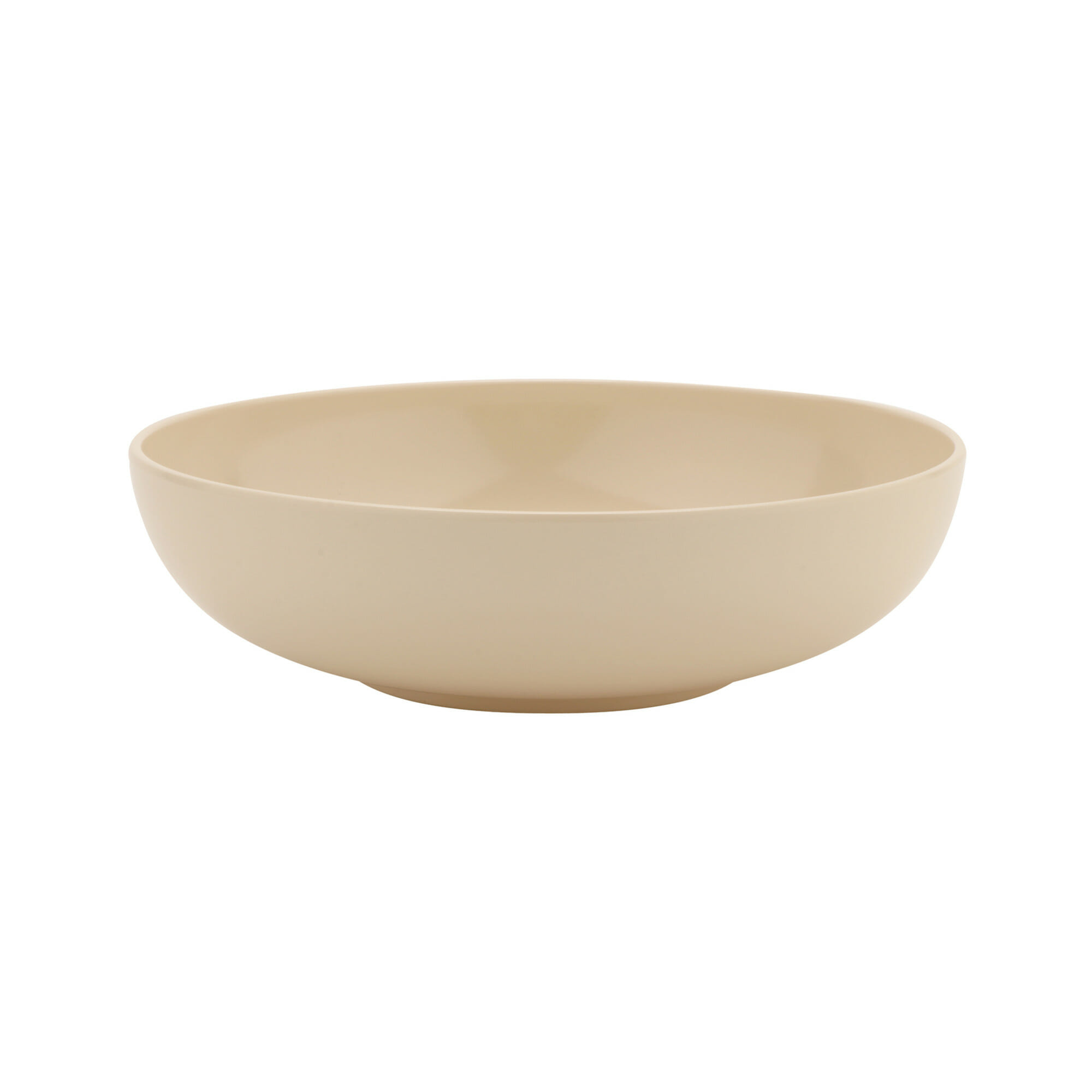 G.E.T. Enterprises B-46-MA Settlement 54 oz. Round Manila Melamine Bowl