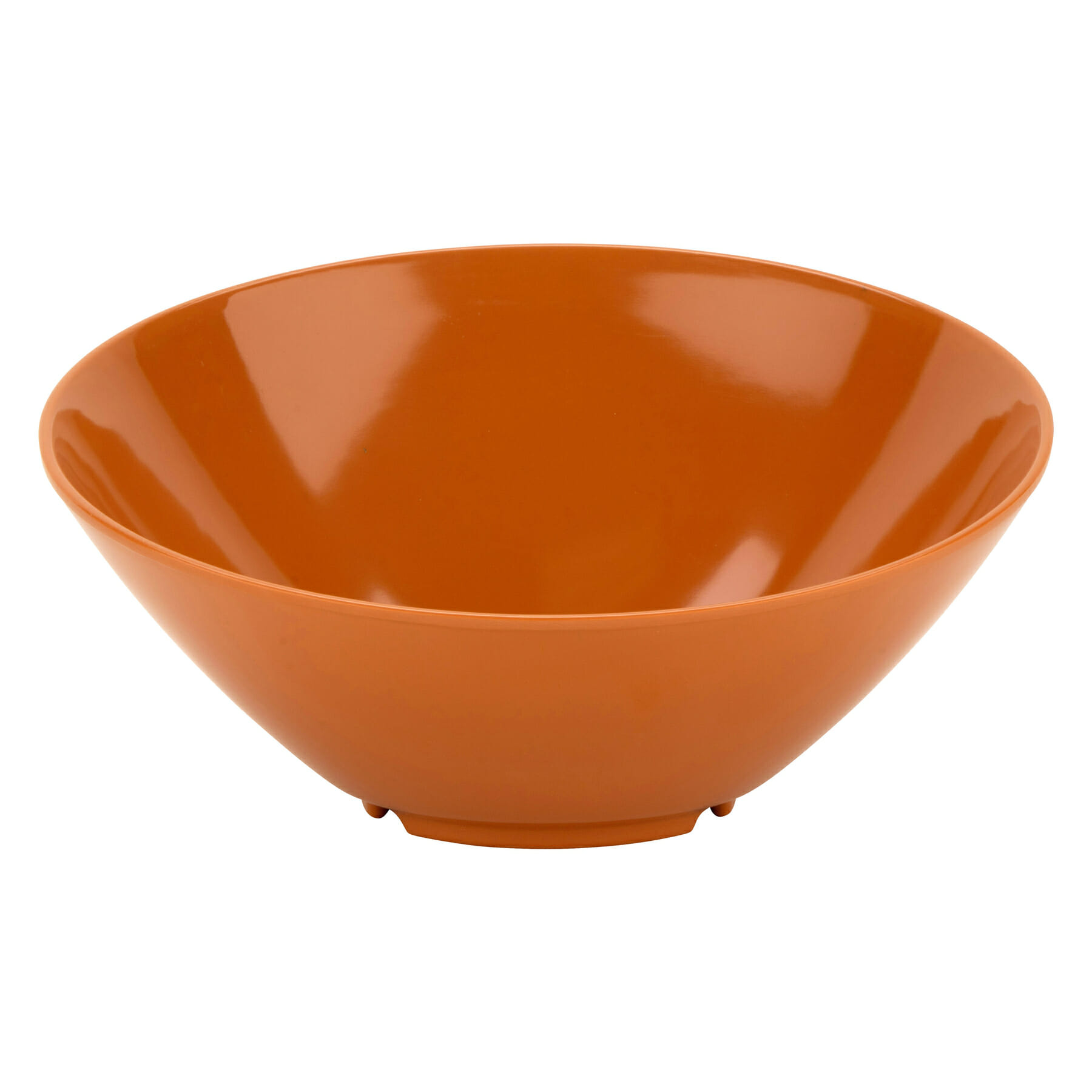 G.E.T. Enterprises B-789-PK Diamond Harvest 35 oz. Slanted Pumpkin Melamine Bowl
