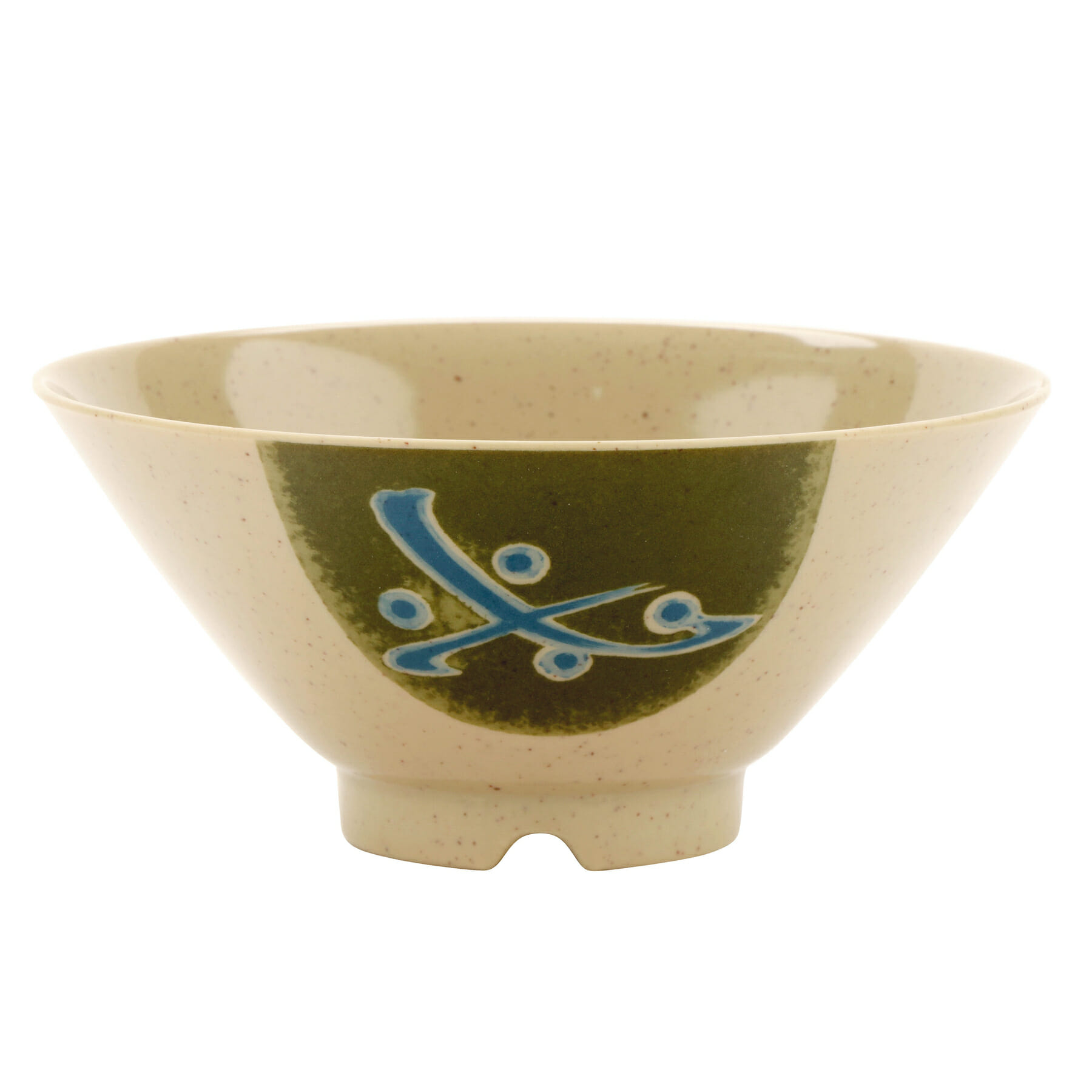 G.E.T. Enterprises 0180-TD Traditional 8 oz. Round Patterned Melamine Bowl