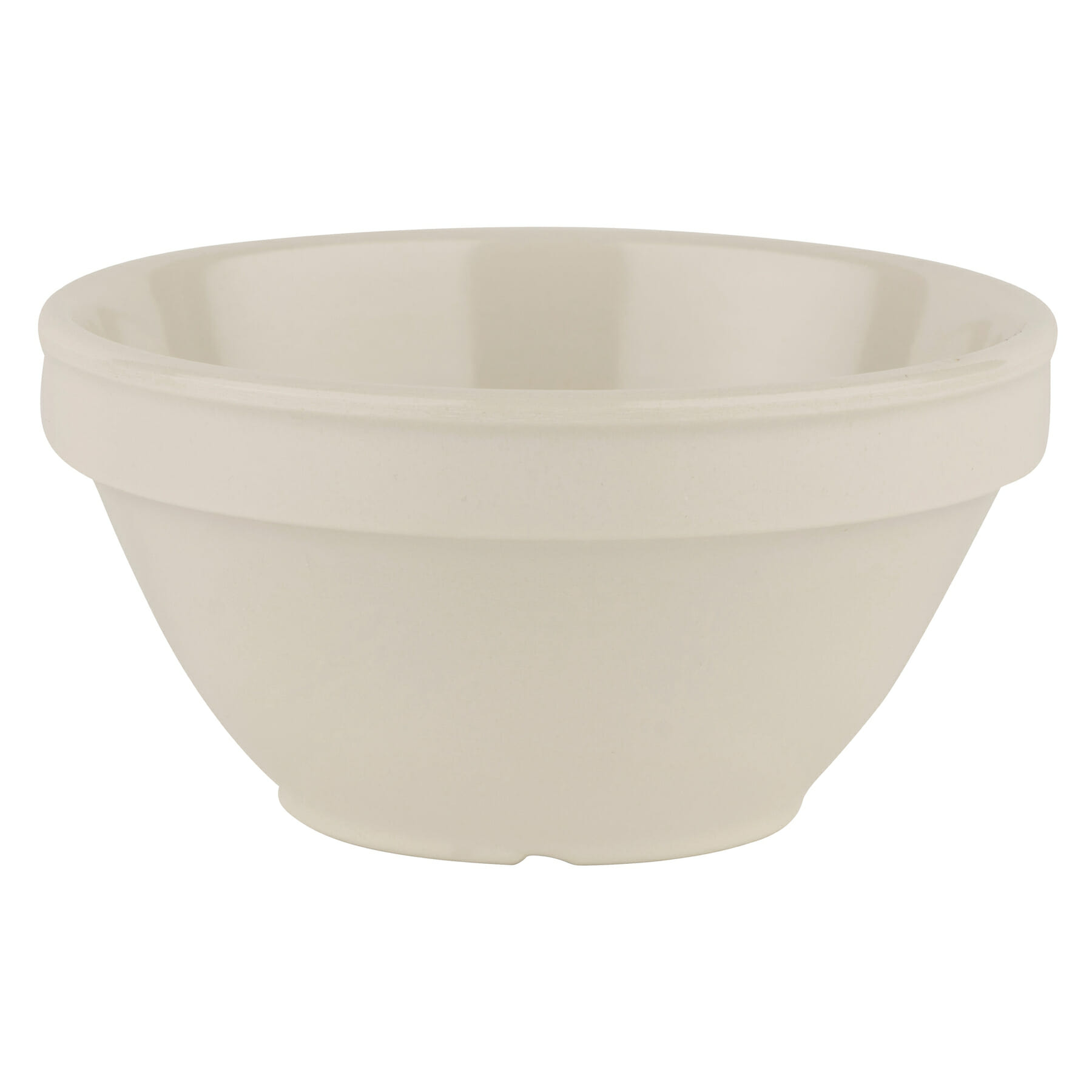 G.E.T. Enterprises BC-170-DI Diamond Ivory 8 oz. Round Diamond Ivory Melamine Bowl