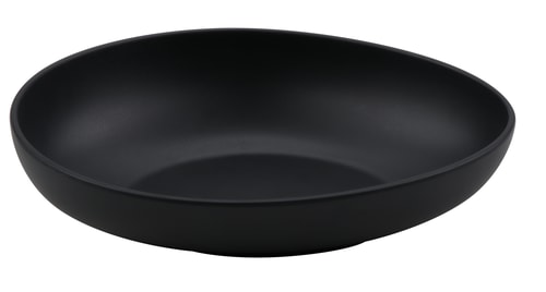 G.E.T. Enterprises B-5000-DG Riverstone 50 oz. Round Dark Gray Melamine Bowl