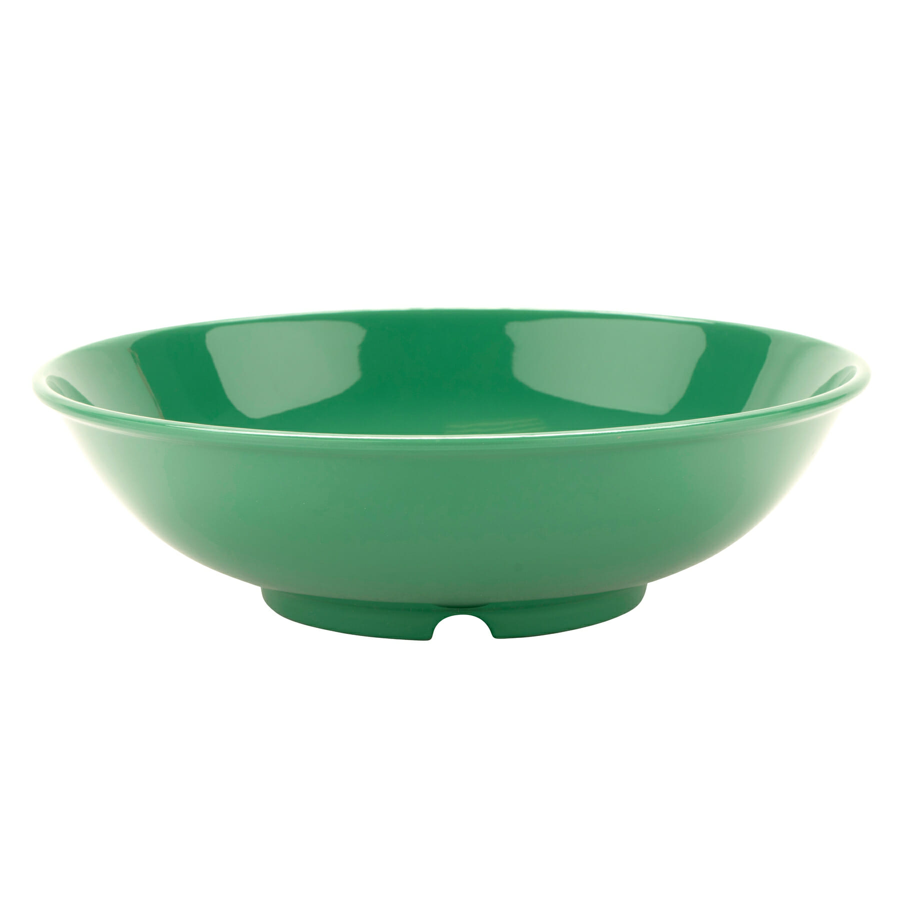 G.E.T. Enterprises B-48-FG Diamond Mardi Gras 60 oz. Round Rainforest Green Melamine Bowl