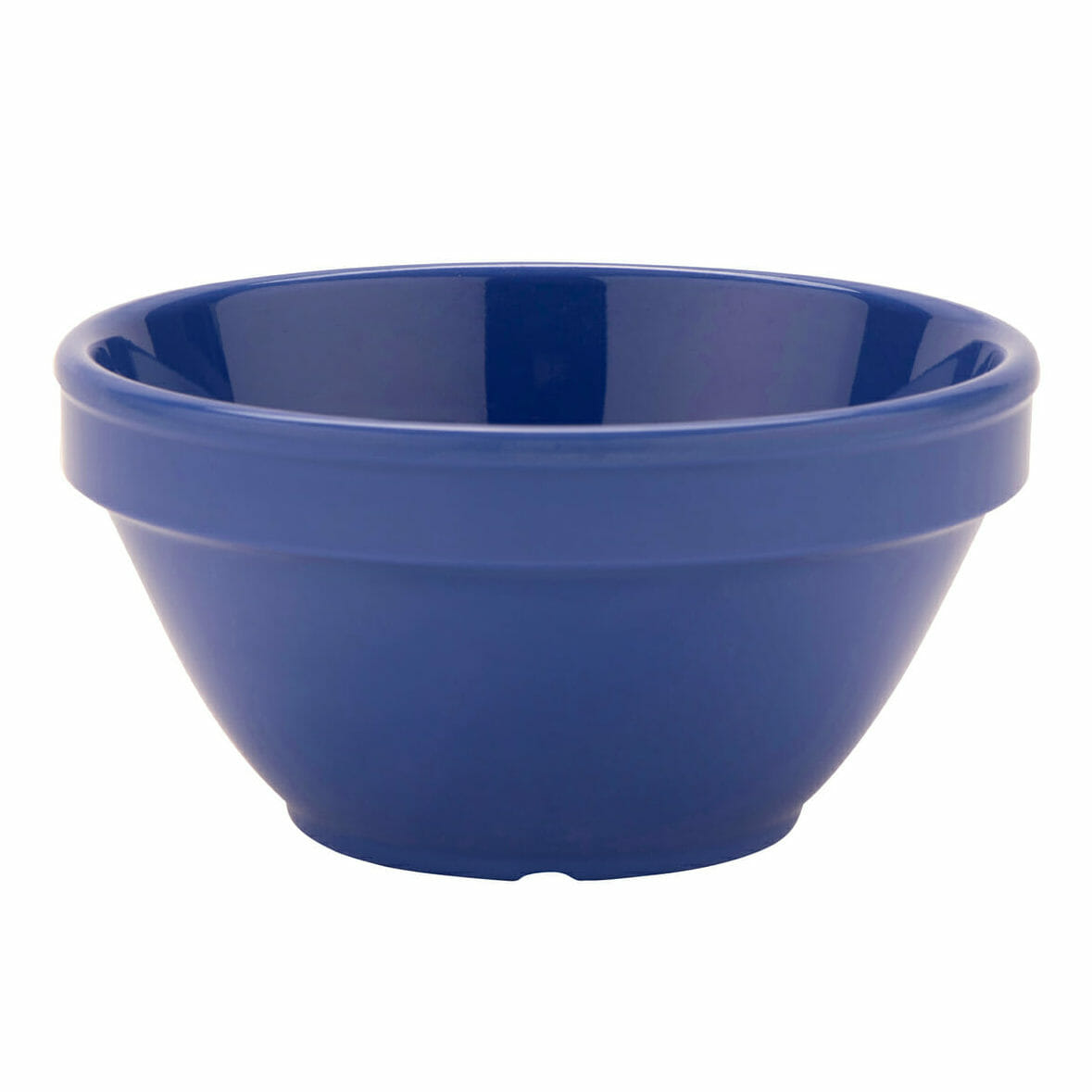 G.E.T. Enterprises BC-170-PB Diamond Mardi Gras 8 oz. Round Peacock Blue Melamine Bowl