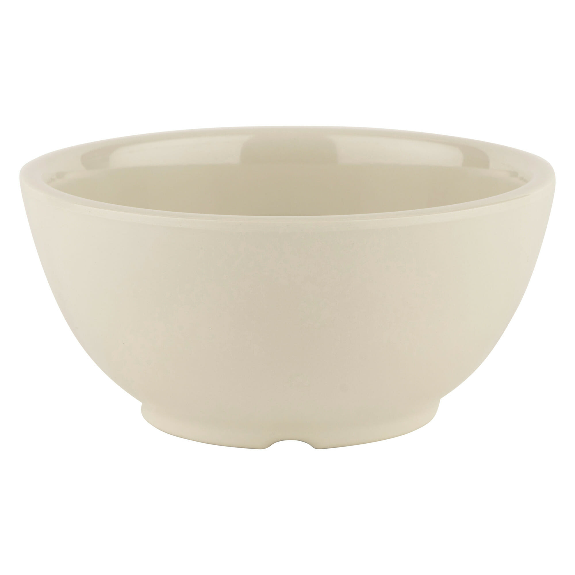 G.E.T. Enterprises B-525-DI Diamond Ivory 16 oz. Round Diamond Ivory Melamine Bowl