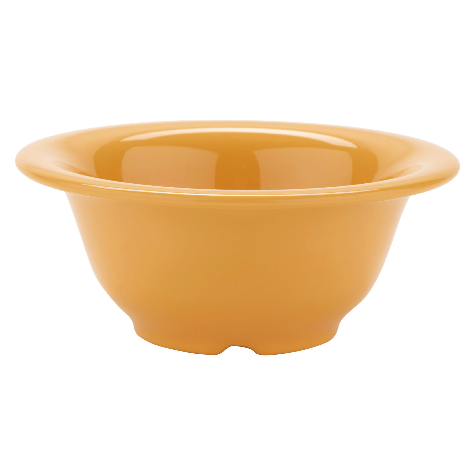 G.E.T. Enterprises B-105-TY Diamond Mardi Gras 10 oz. Round Tropical Yellow Melamine Bowl