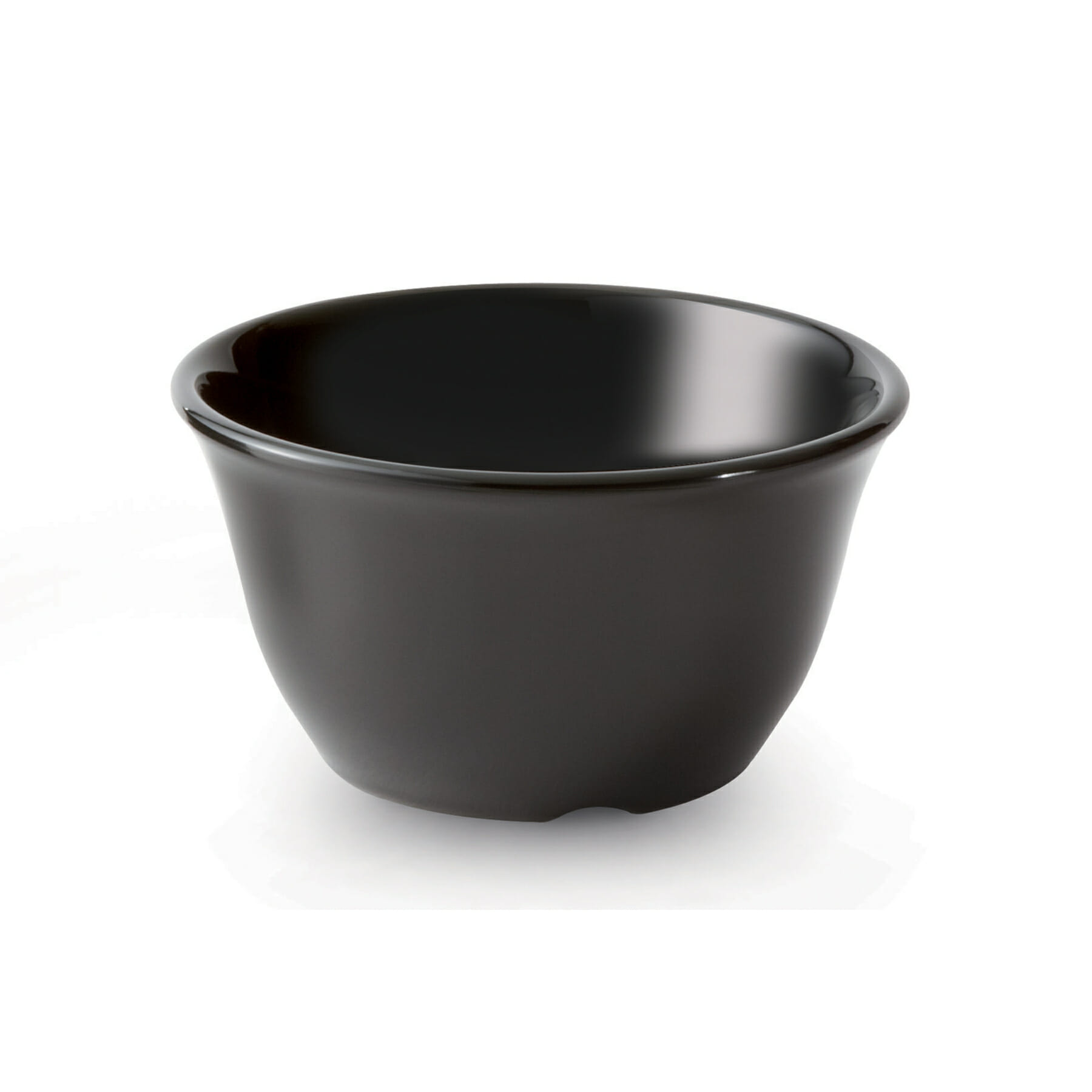 G.E.T. Enterprises BC-70-BK Black Elegance 7 oz. Round Black Melamine Bowl