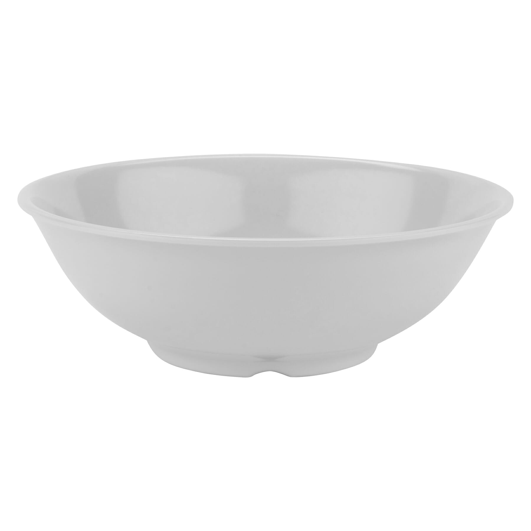 G.E.T. Enterprises M-812-W Supermel 51 oz. Round White Melamine Bowl