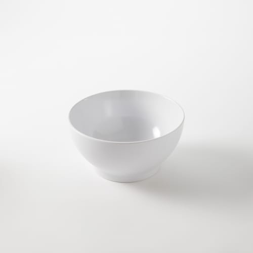 American Metalcraft NBW50 50 oz. Round White Melamine Noodle Bowl