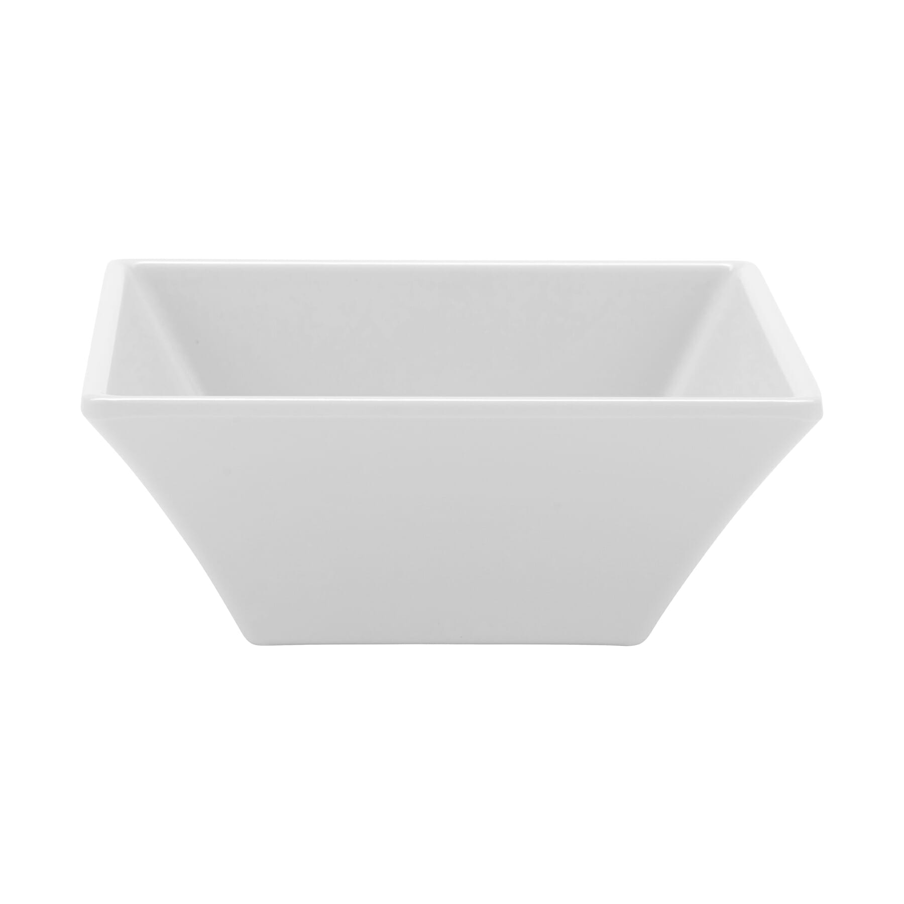 G.E.T. Enterprises ML-238-W Siciliano 14 oz. Square White Melamine Bowl