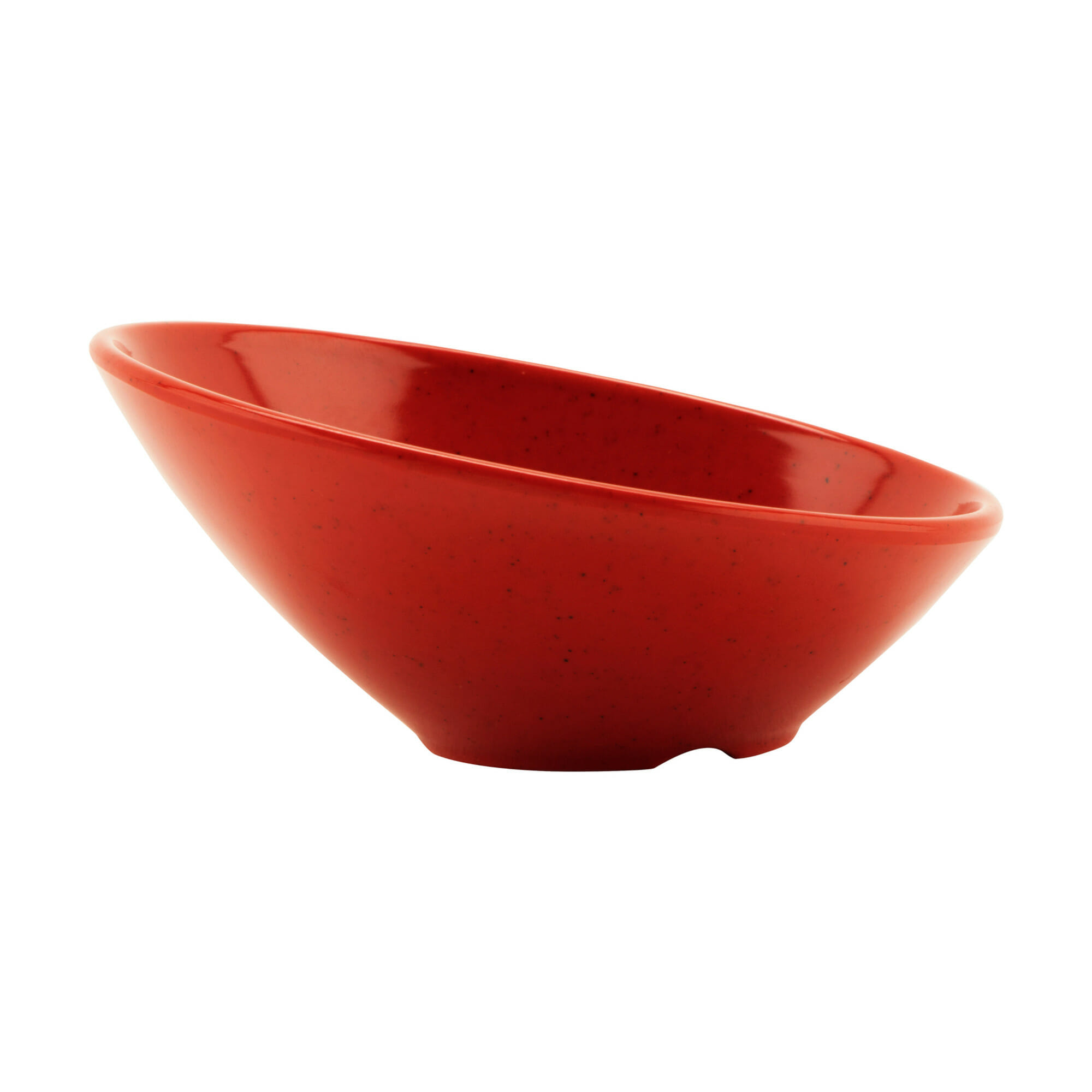 G.E.T. Enterprises B-784-RSP Red Sensation 5.5 oz. Slanted Red Melamine Bowl