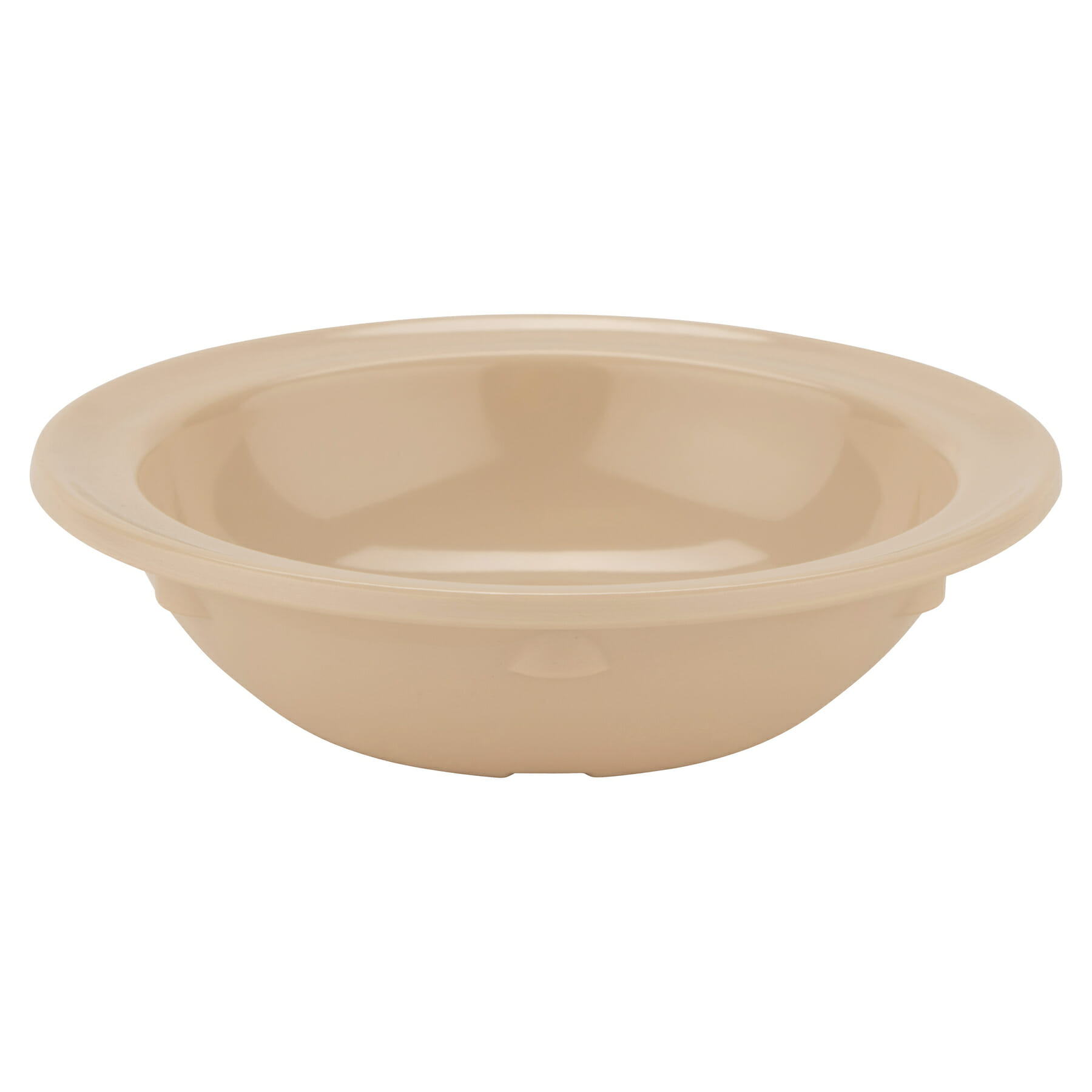 G.E.T. Enterprises DN-350-T Supermel 5 oz. Round Tan Melamine Bowl