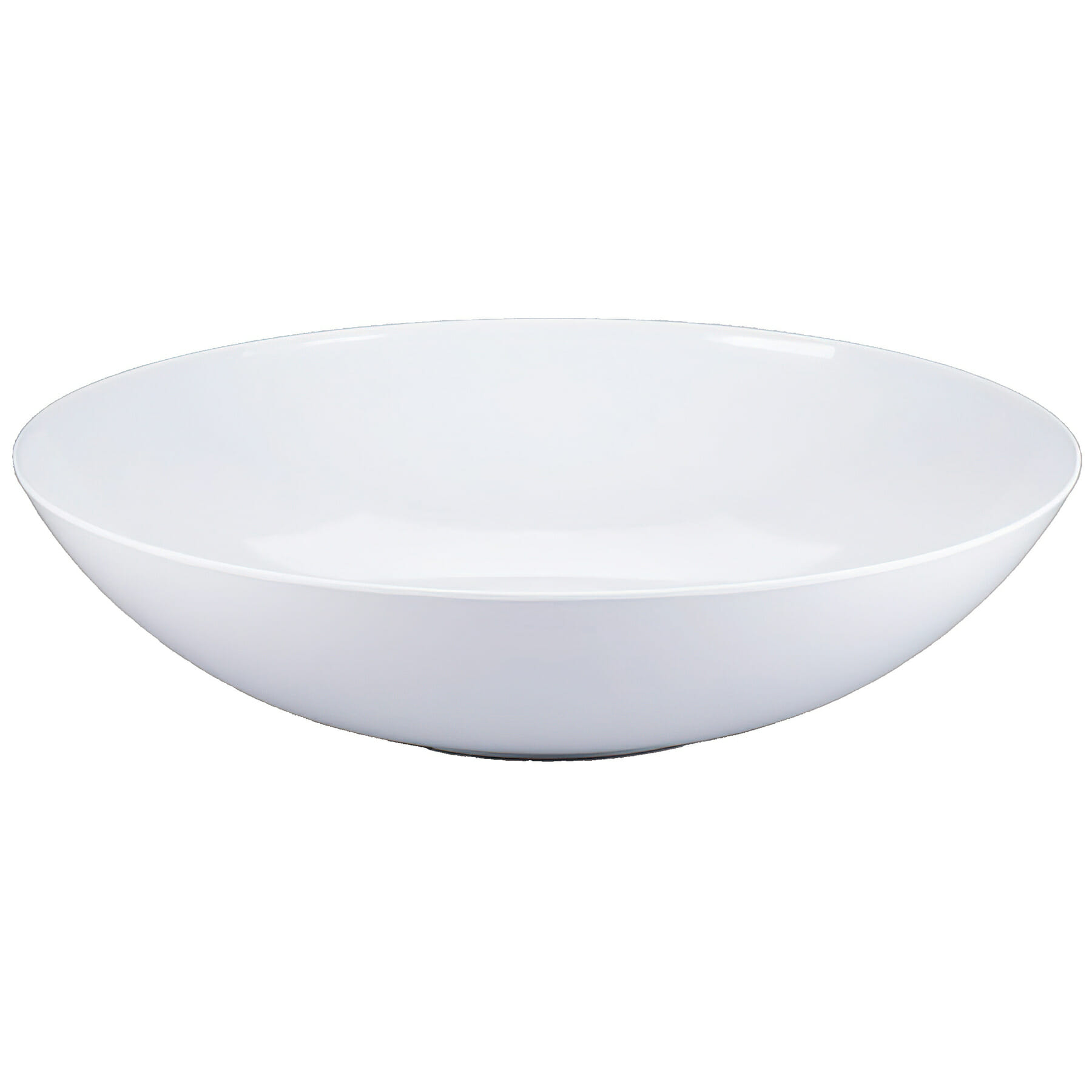 G.E.T. Enterprises ML-241-W Siciliano 26.6 Qt. Round White Melamine Bowl