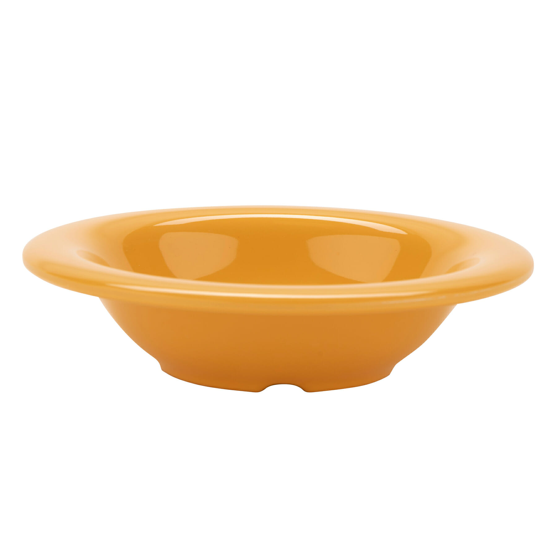 G.E.T. Enterprises B-86-TY Diamond Mardi Gras 8 oz. Round Tropical Yellow Melamine Bowl