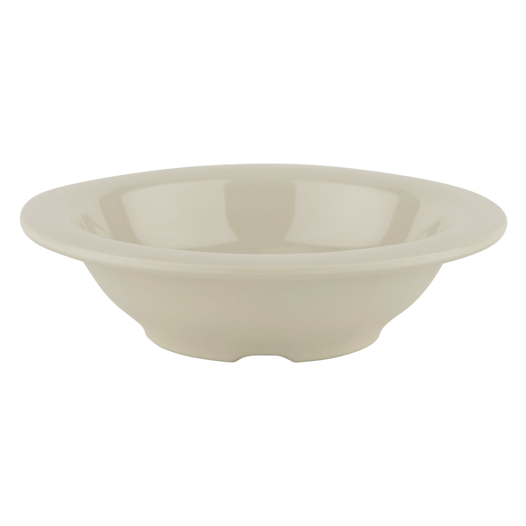 G.E.T. Enterprises B-454-DI Diamond Ivory 4.5 oz. Round Diamond Ivory Melamine Bowl