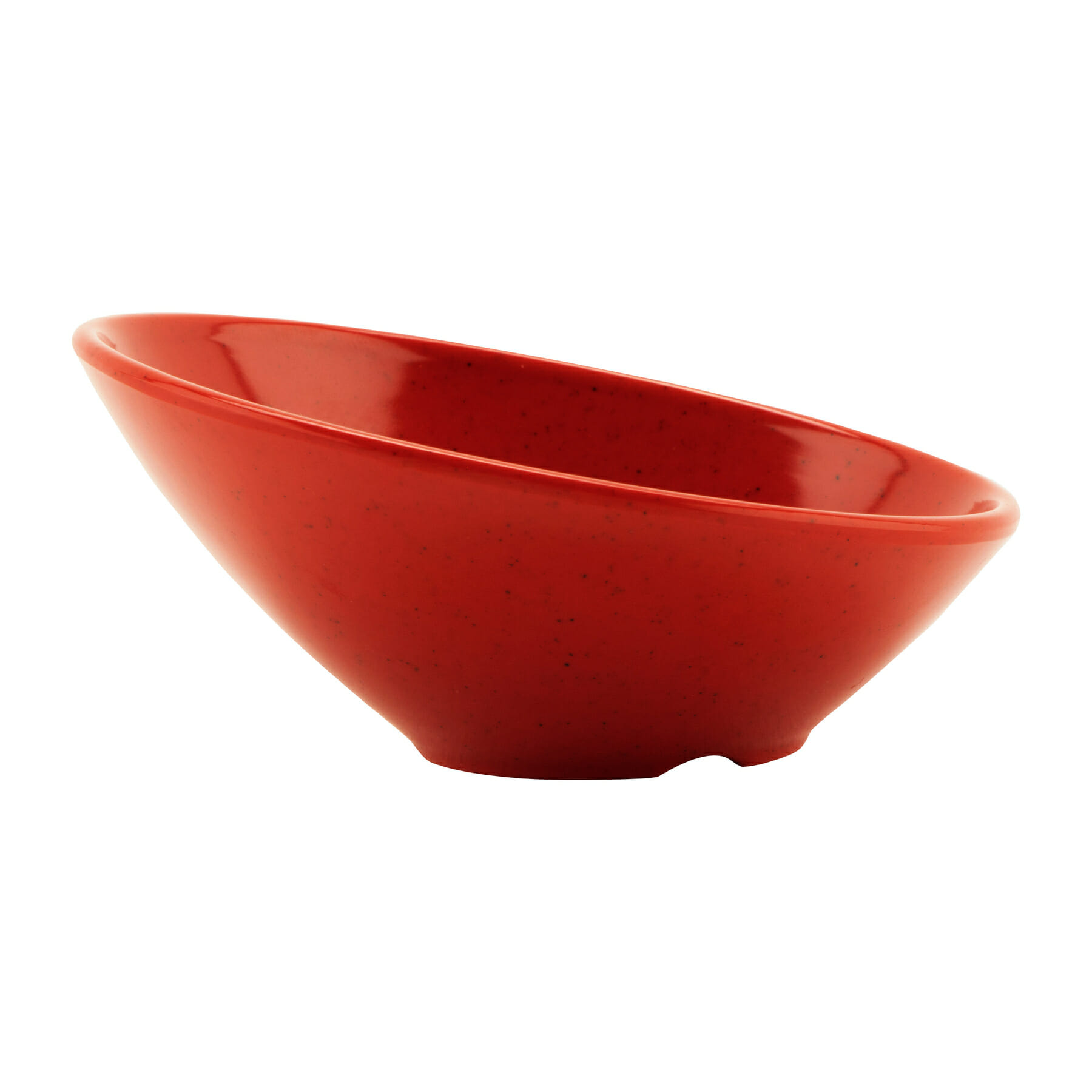 G.E.T. Enterprises B-785-1-RSP Red Sensation 10 oz. Slanted Red Melamine Bowl