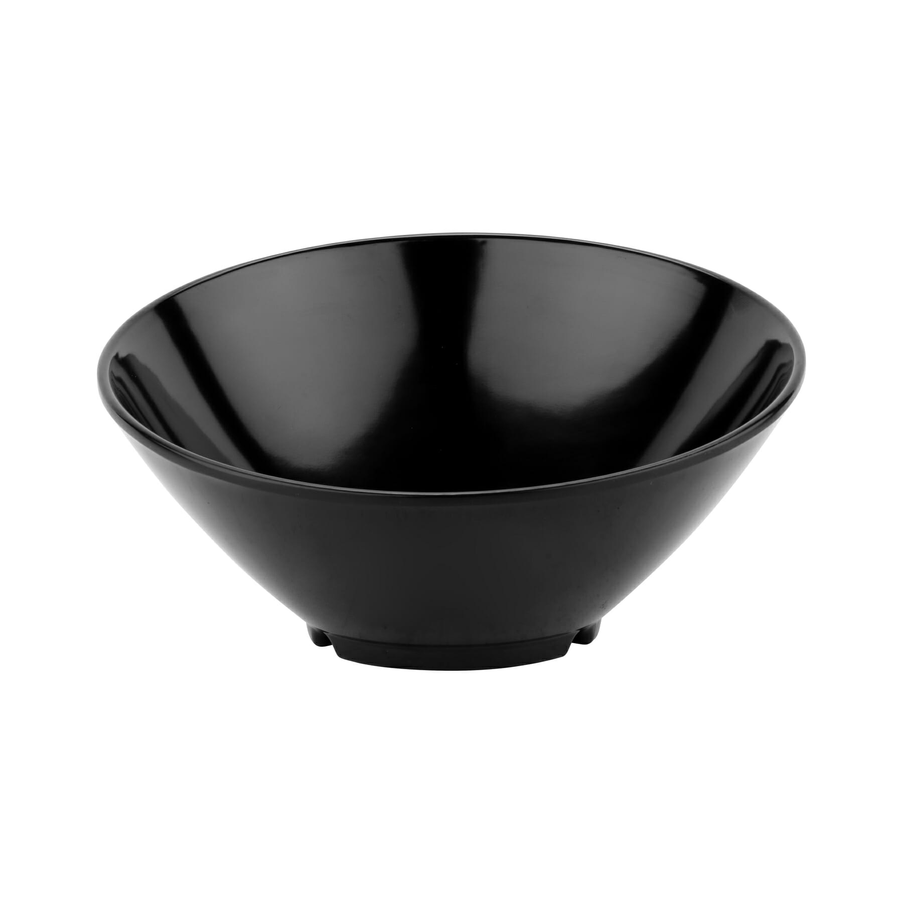 G.E.T. Enterprises B-792-BK Black Elegance 24 oz. Slanted Black Melamine Bowl