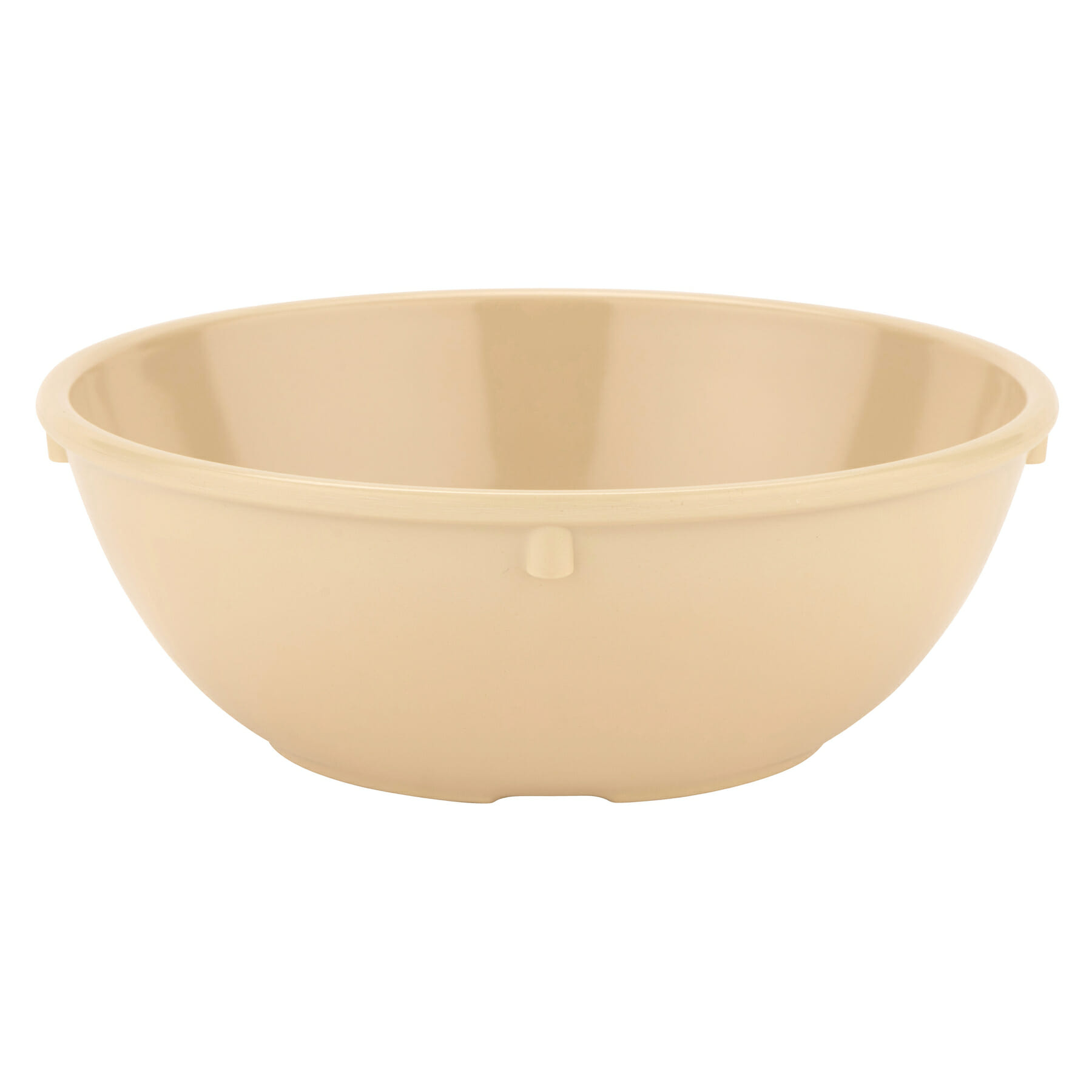 G.E.T. Enterprises DN-314-T Supermel 14 oz. Round Tan Melamine Bowl