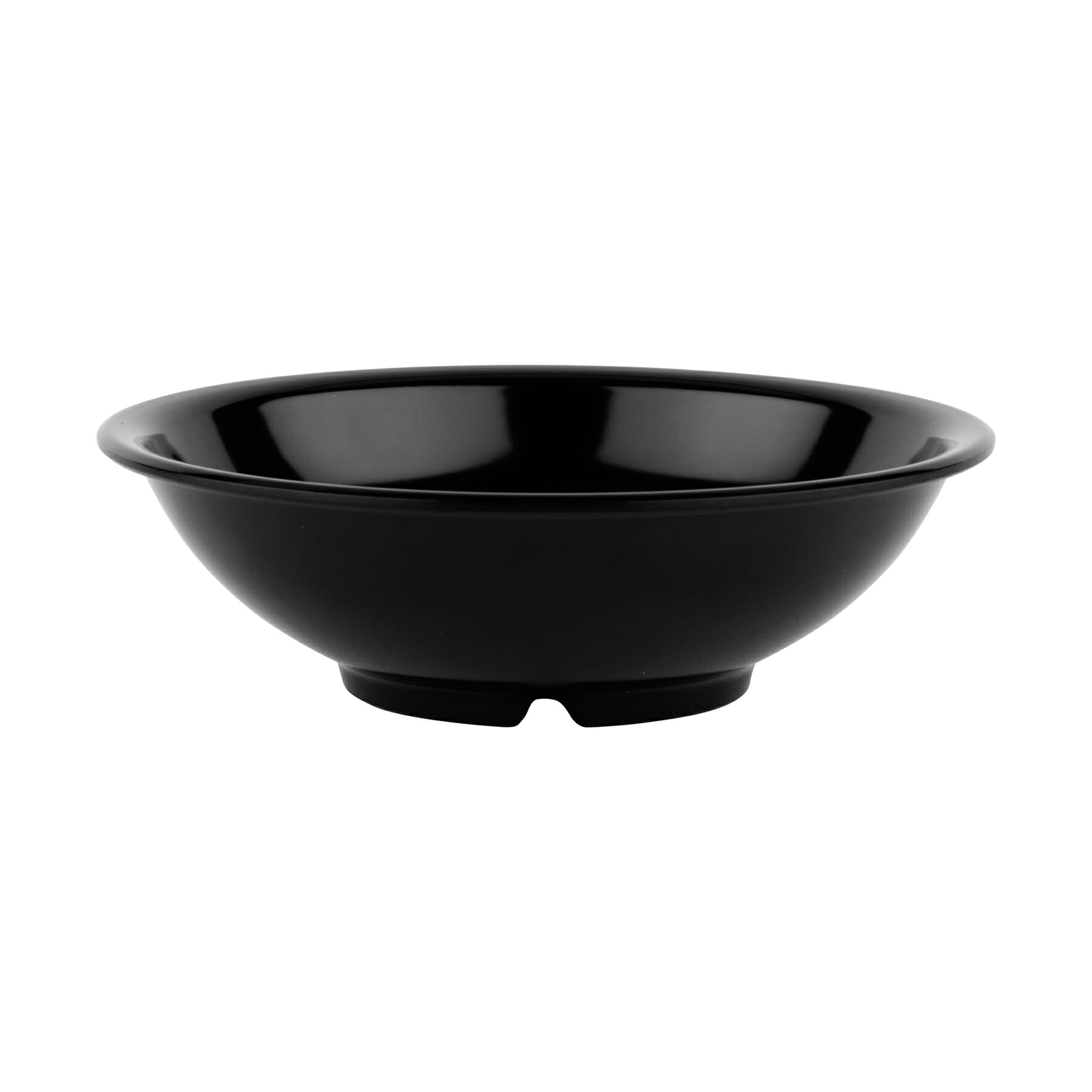G.E.T. Enterprises B-750-BK Black Elegance 24 oz. Round Black Melamine Bowl