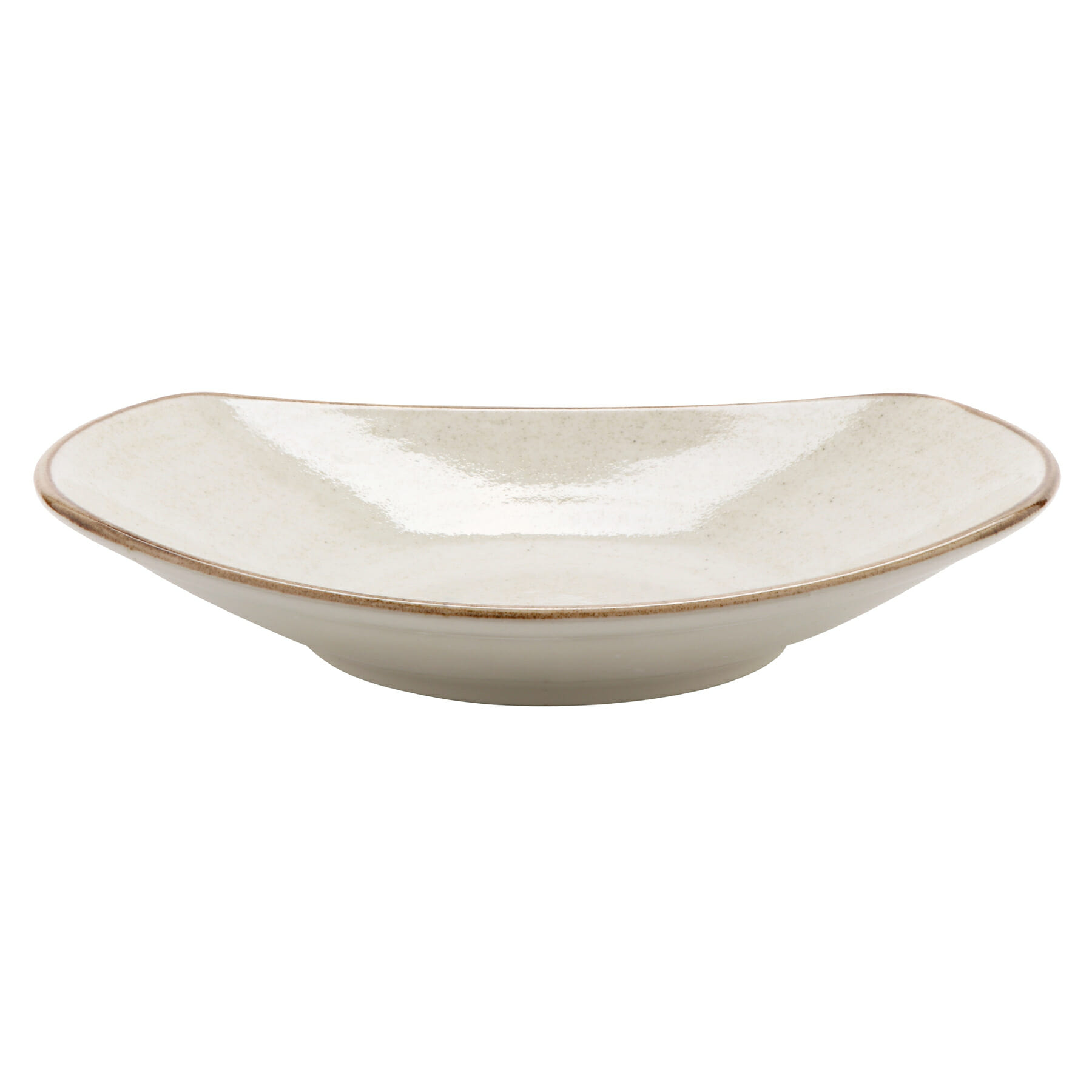 G.E.T. Enterprises PP1605723812 Corona Artisan Beige 34.3 oz. Round Beige Porcelain Bowl
