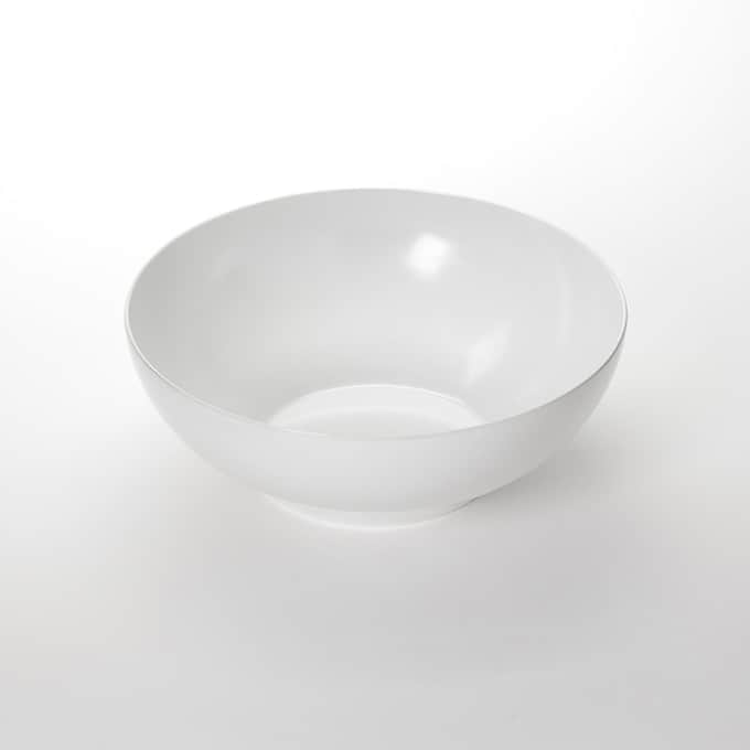 American Metalcraft MRDB14 278 oz. Round White Melamine Bowl