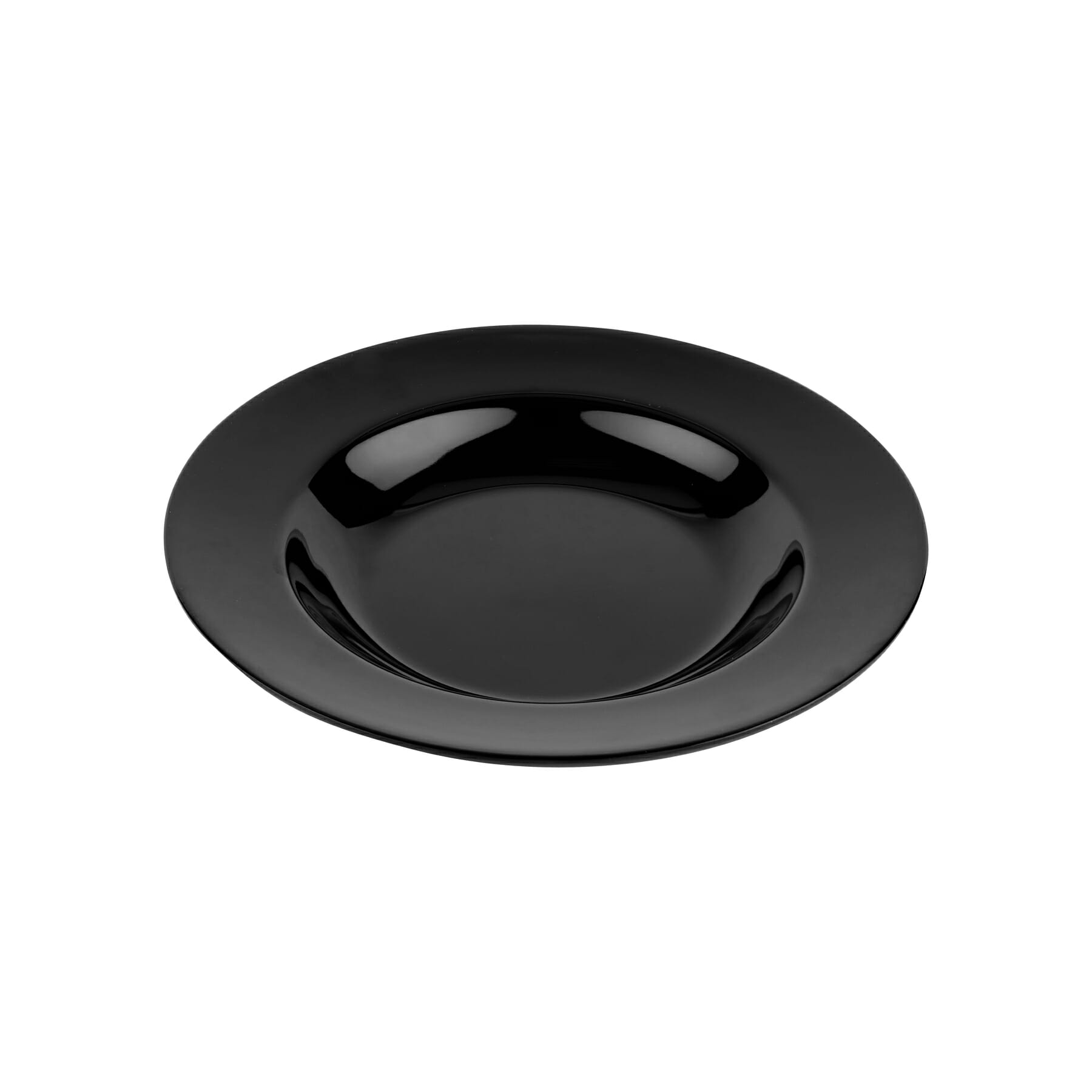 G.E.T. Enterprises B-1611-BK Black Elegance 16 oz. Round Black Melamine Bowl