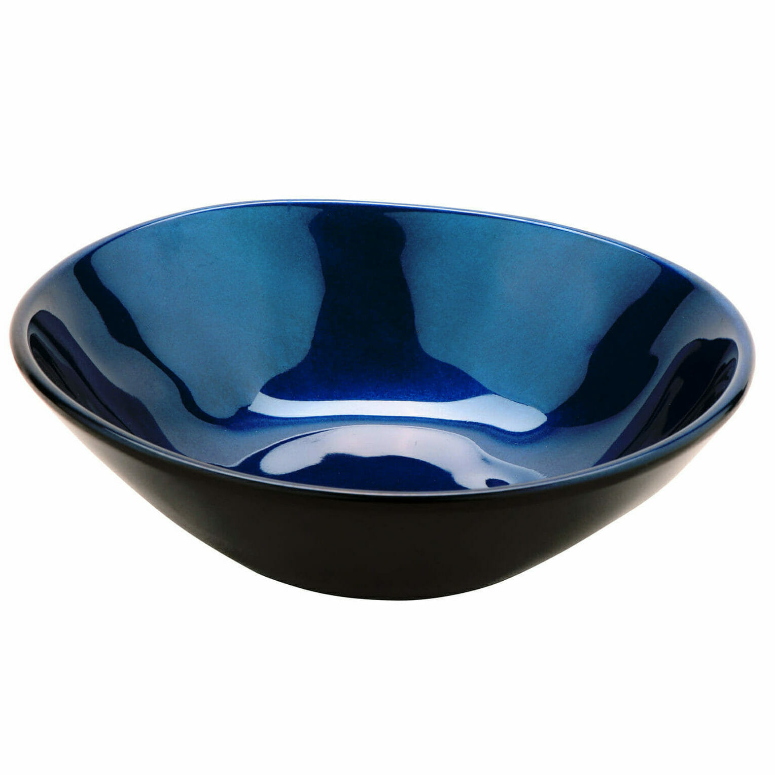 G.E.T. Enterprises B-18-CSB Cosmo 16 oz. Round Cosmo Blue Melamine Bowl