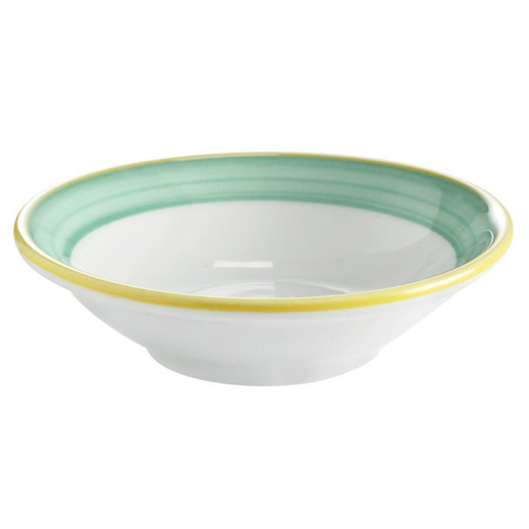G.E.T. Enterprises PA1603903224 Corona Calypso 15.5 oz. Round Calypso Green Porcelain Bowl