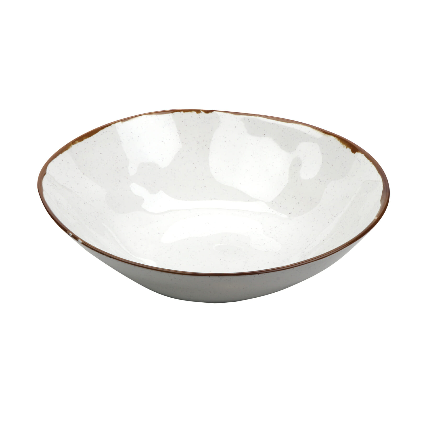 G.E.T. Enterprises B-353-RM Rustic Mill 11 Qt. Round Melamine Bowl