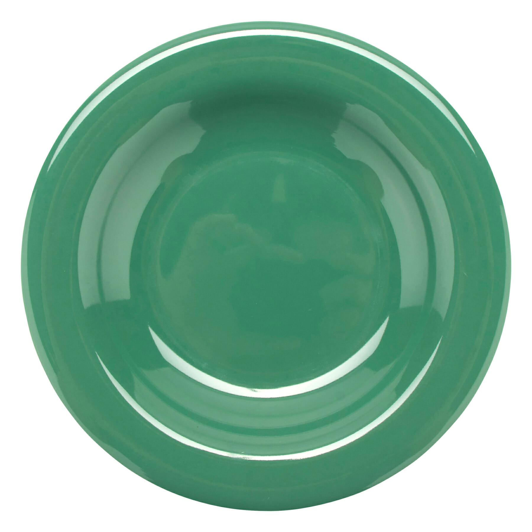 G.E.T. Enterprises B-139-FG Diamond Mardi Gras 13 oz. Round Rainforest Green Melamine Bowl